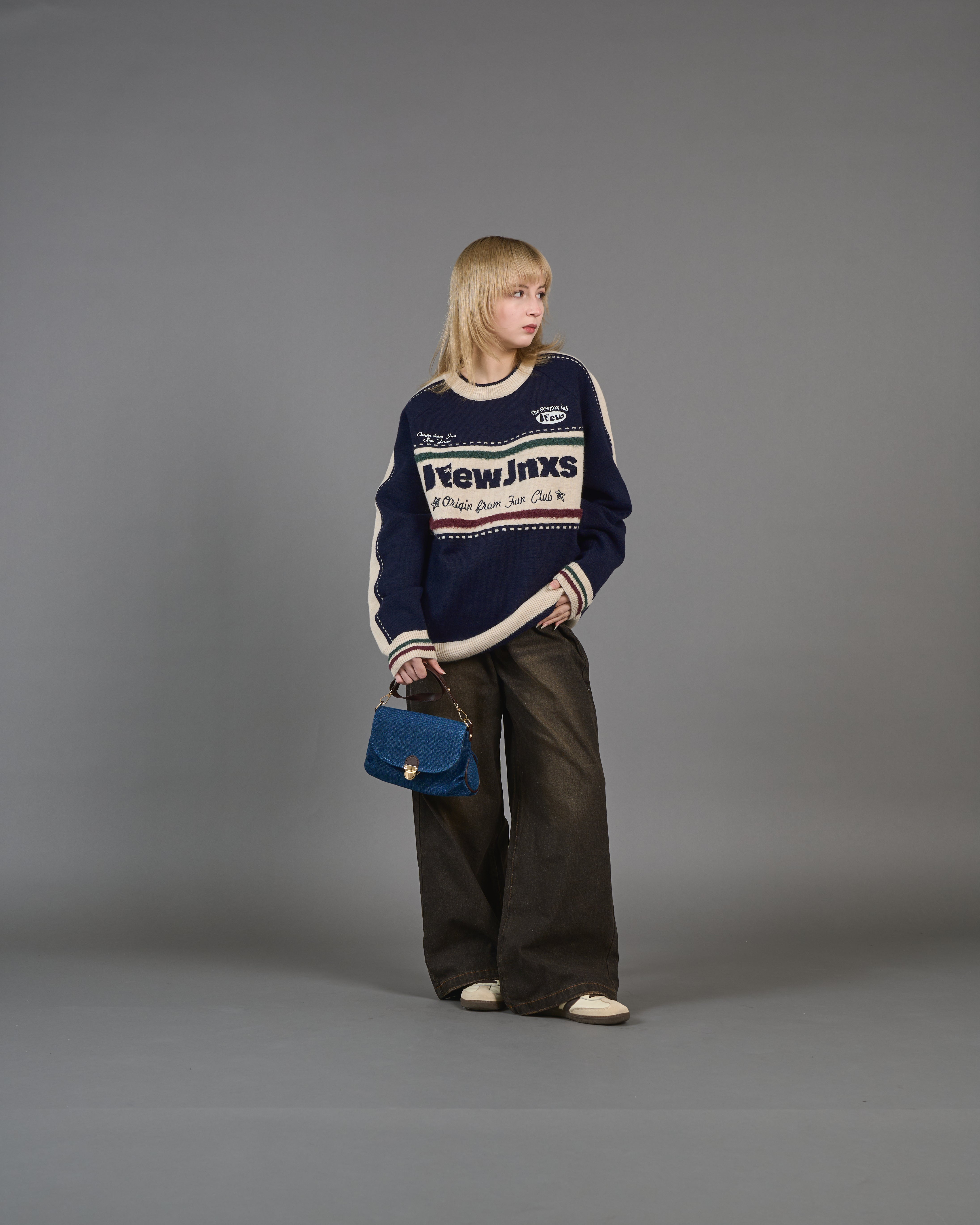 Color Block Ringer Knit SL0010