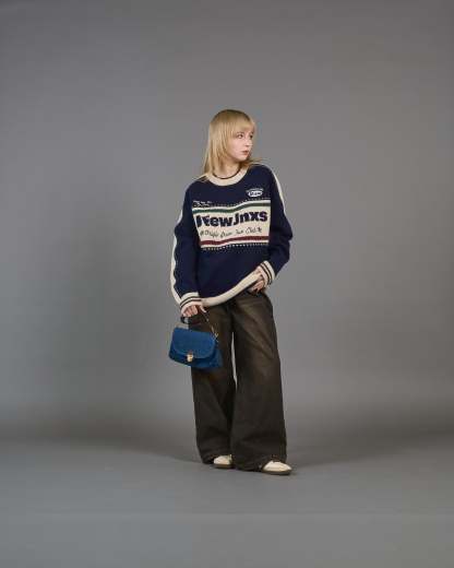 Color Block Ringer Knit SL0010