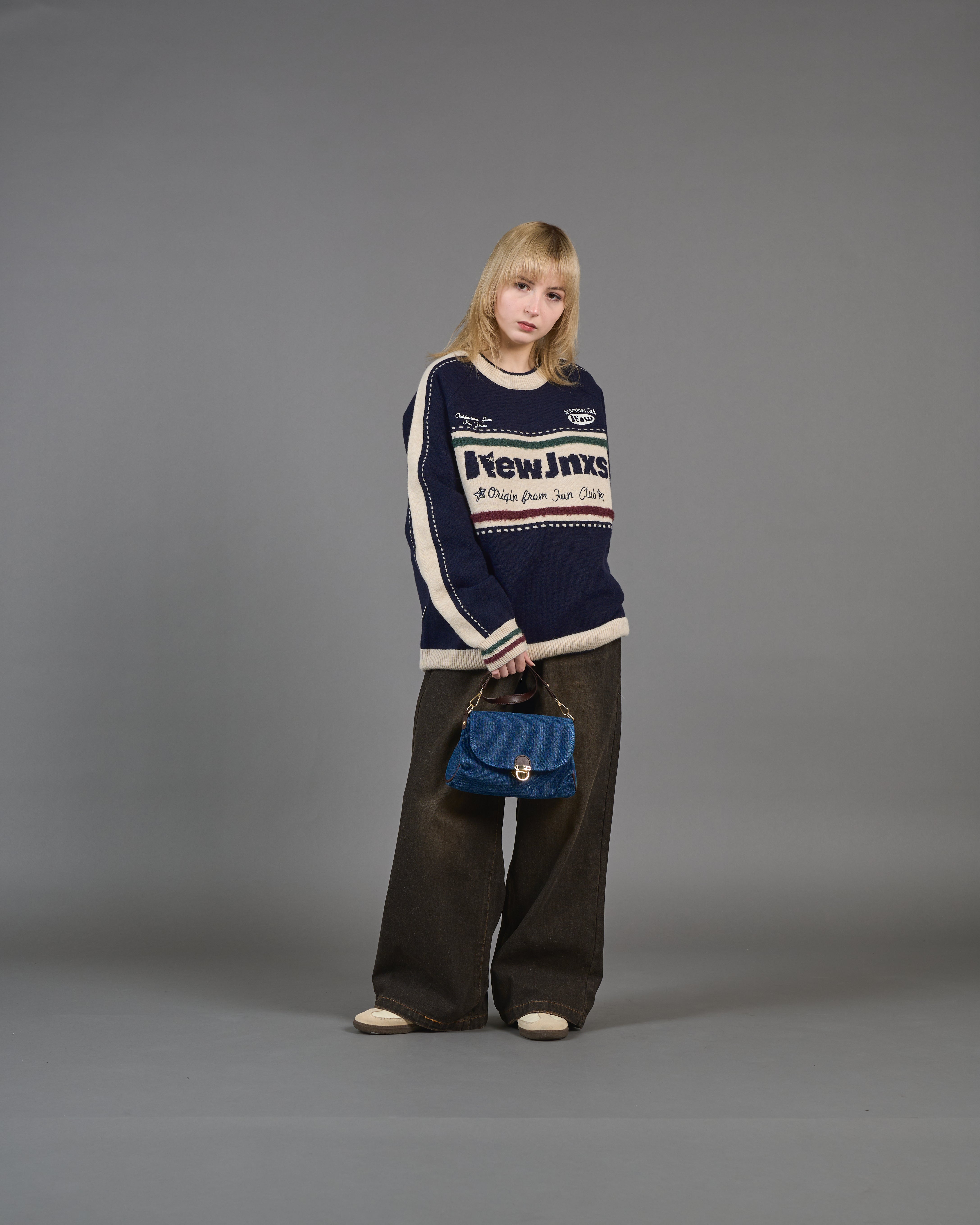 Color Block Ringer Knit SL0010