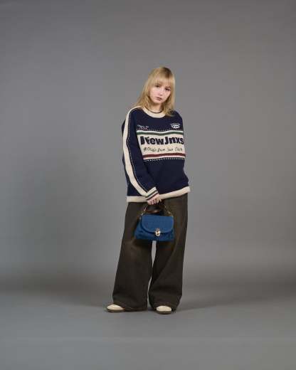 Color Block Ringer Knit SL0010