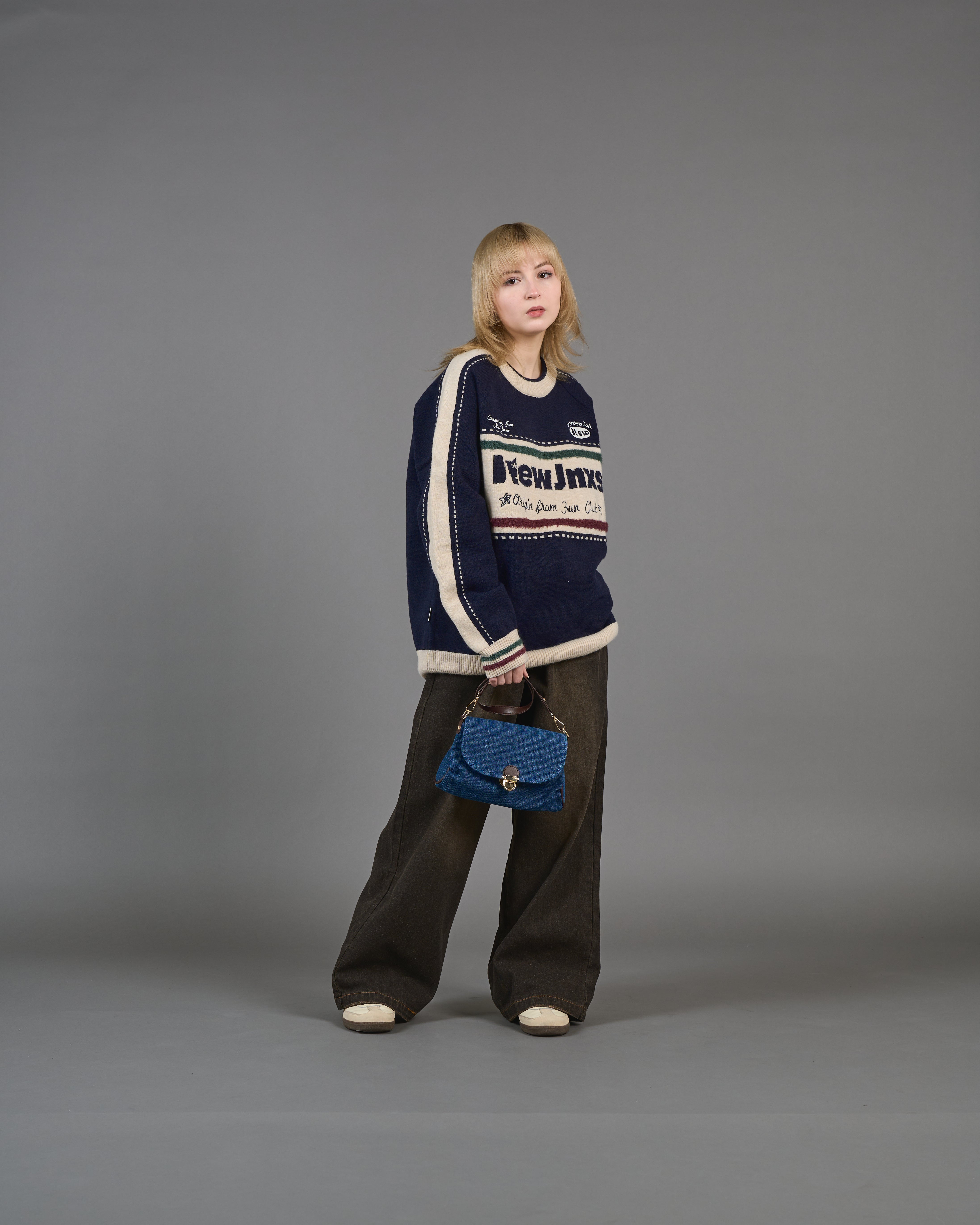 Color Block Ringer Knit SL0010