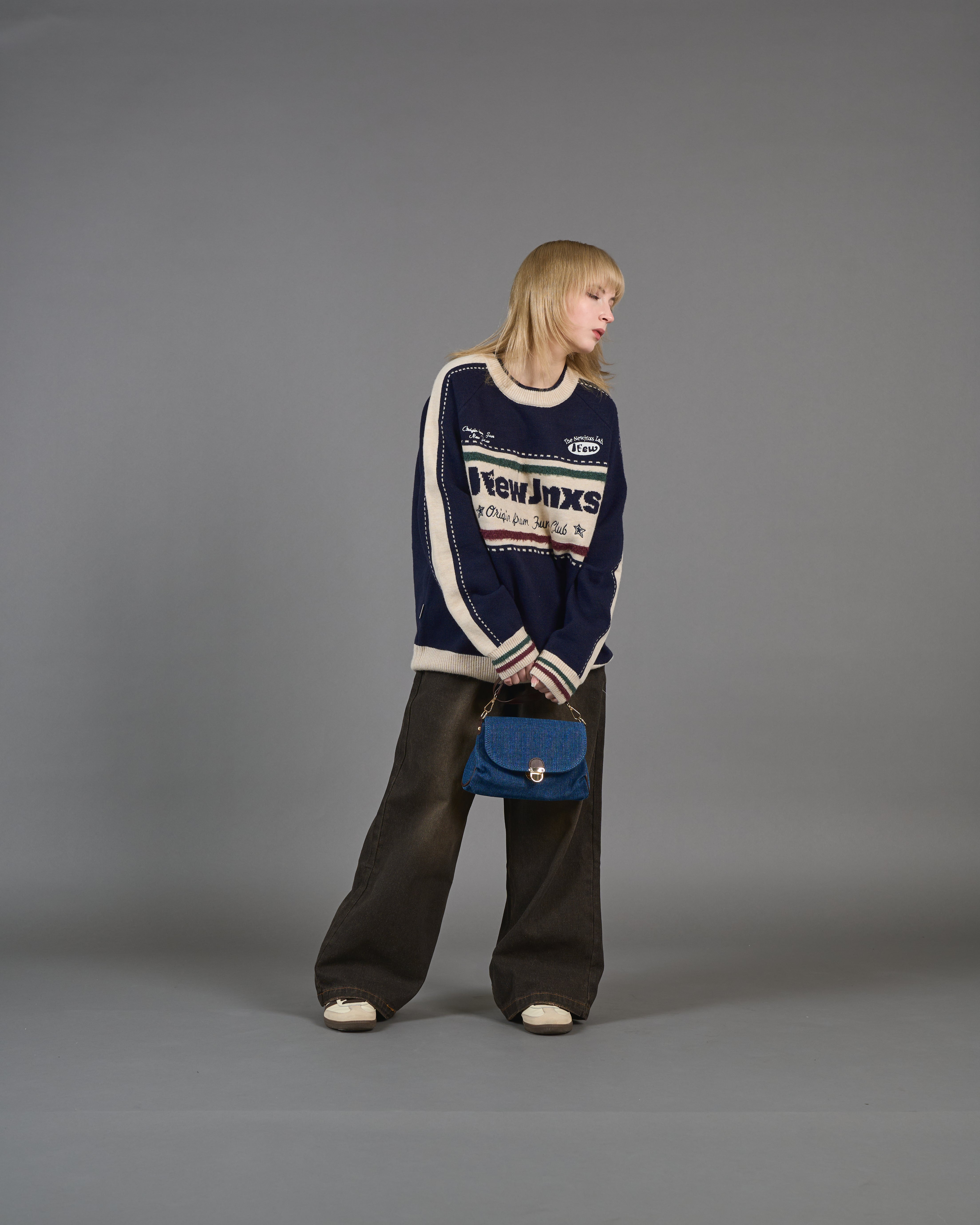 Color Block Ringer Knit SL0010