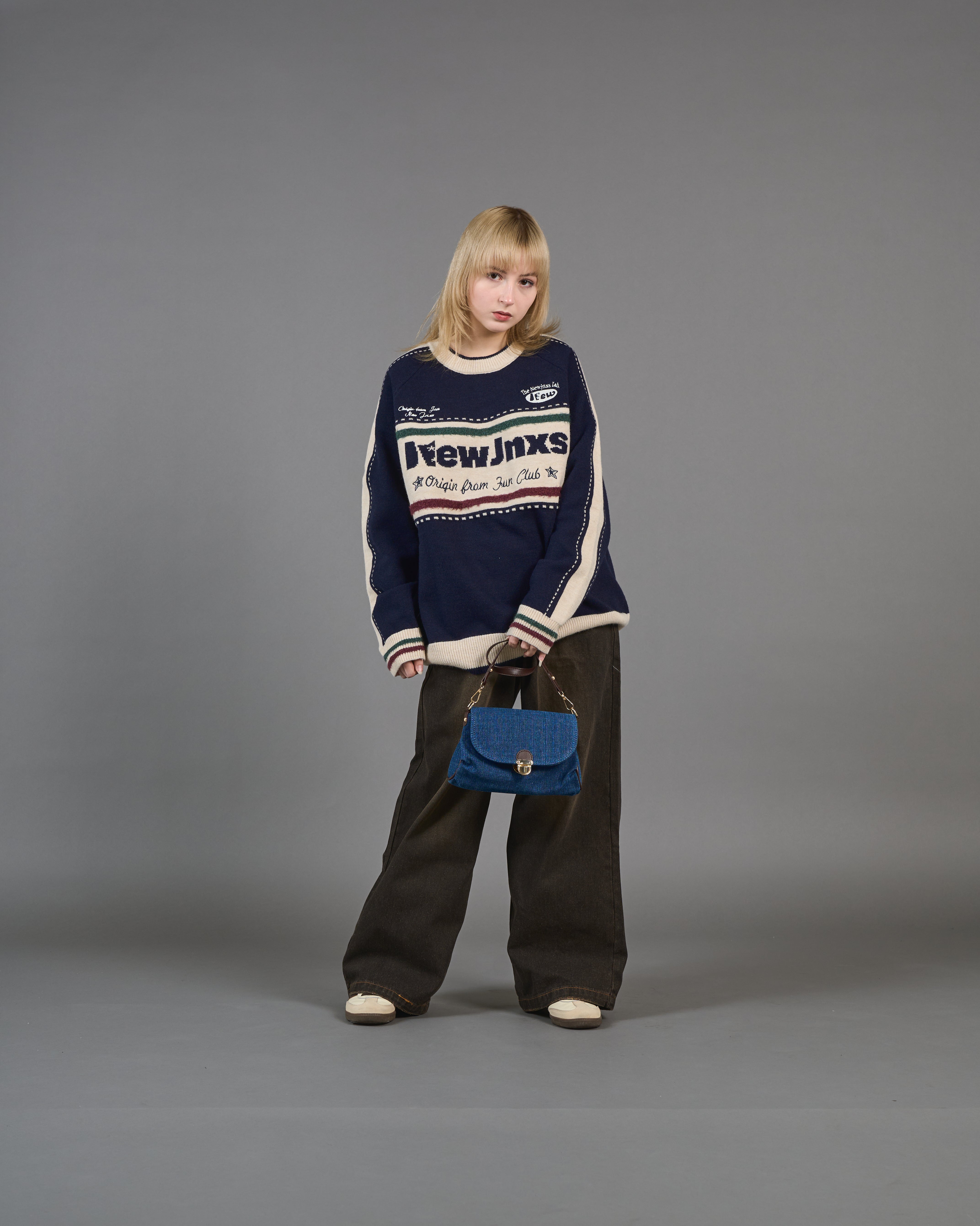 Color Block Ringer Knit SL0010