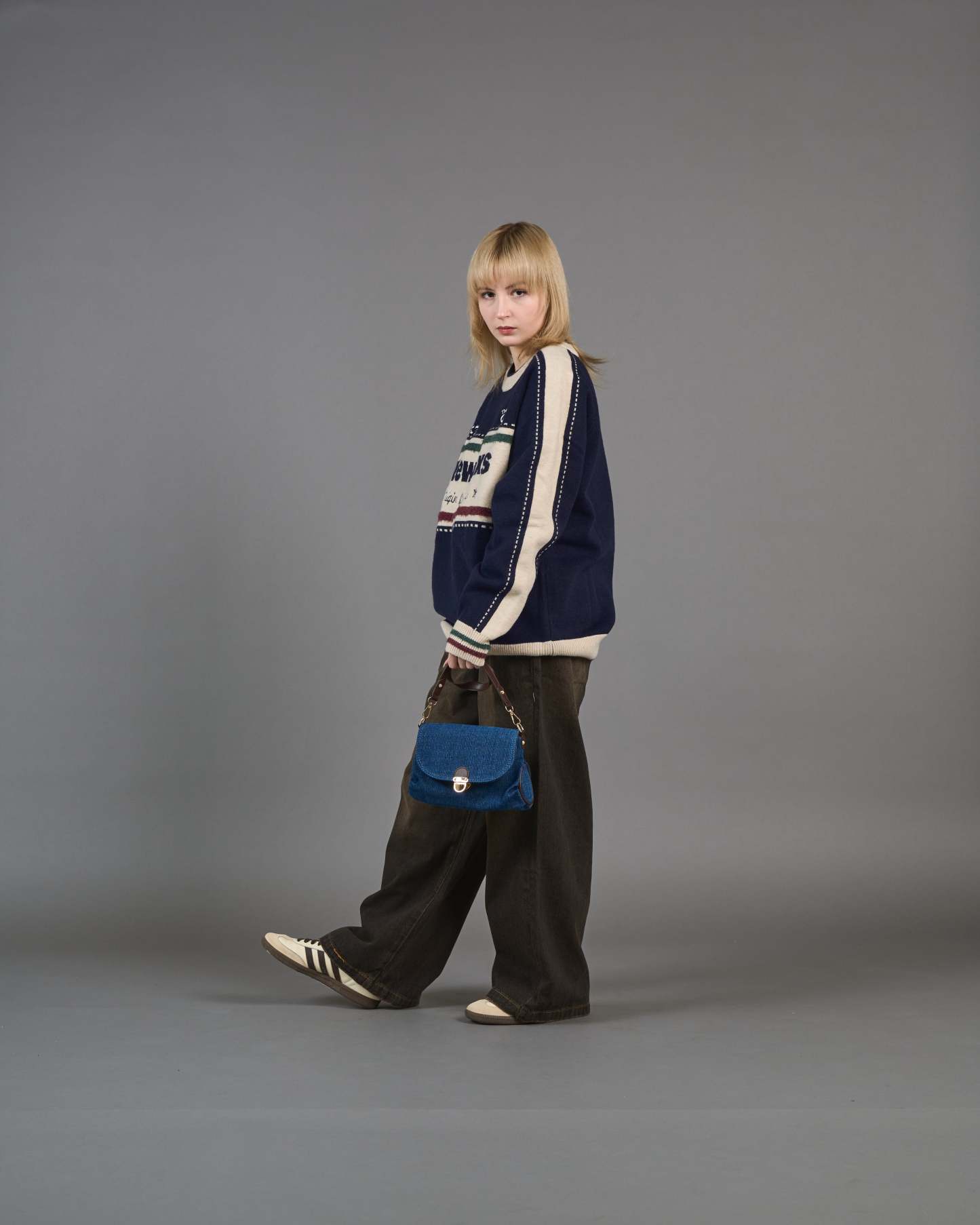 Color Block Ringer Knit SL0010