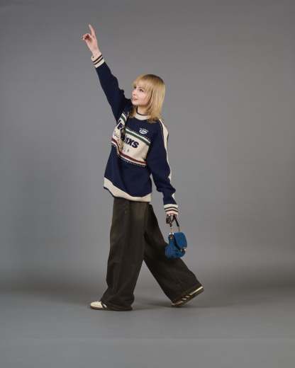 Color Block Ringer Knit SL0010