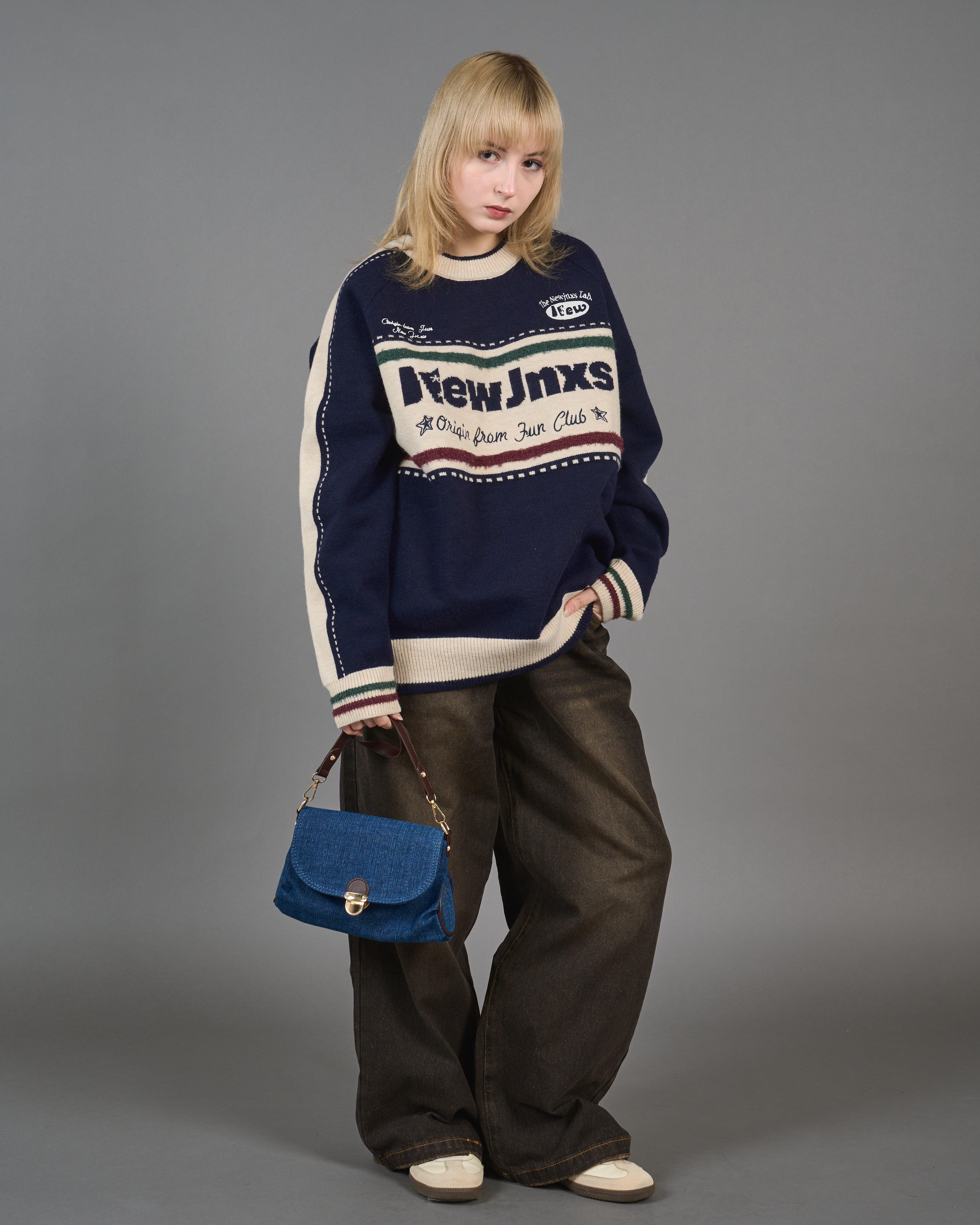 Color Block Ringer Knit SL0010