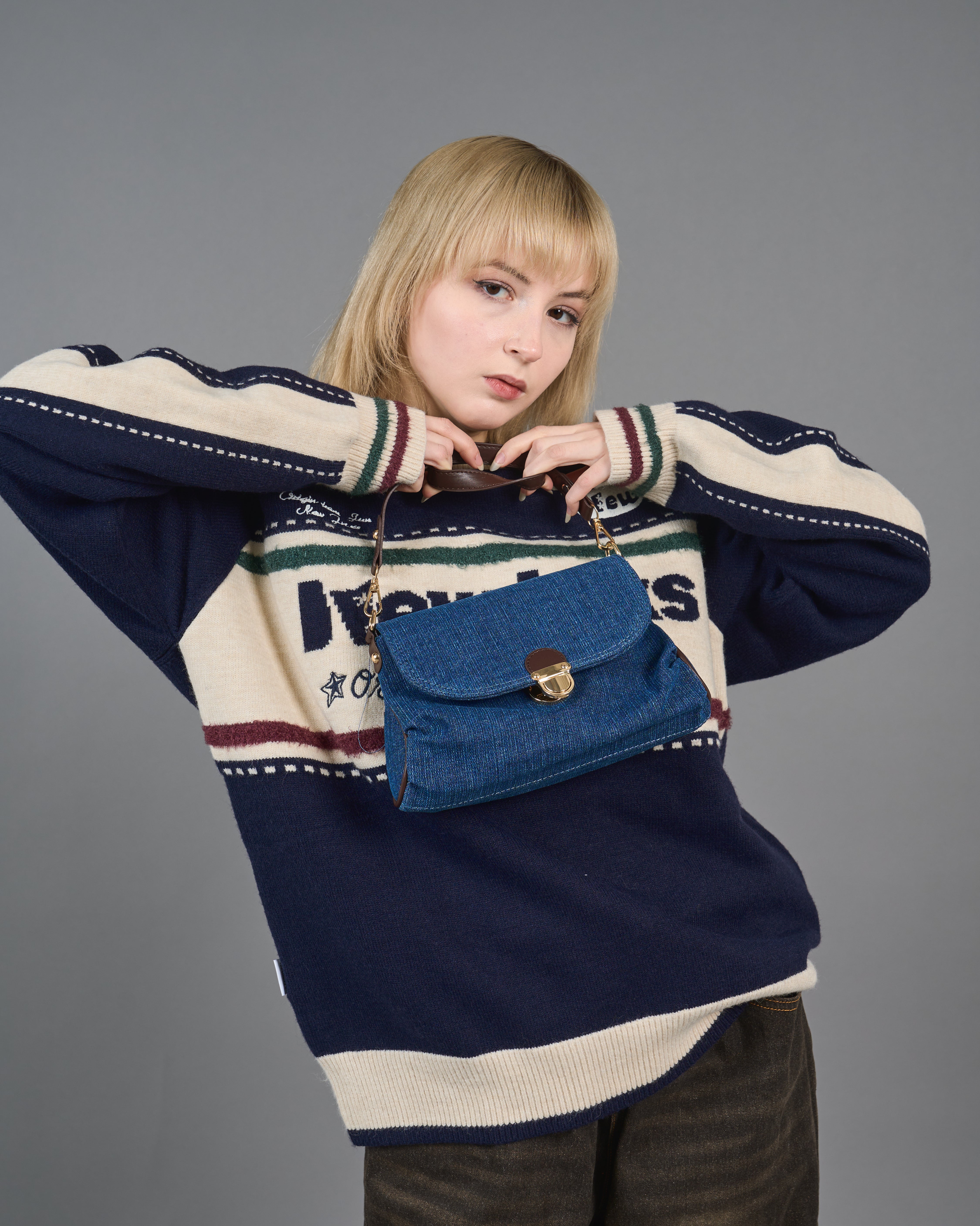 Color Block Ringer Knit SL0010