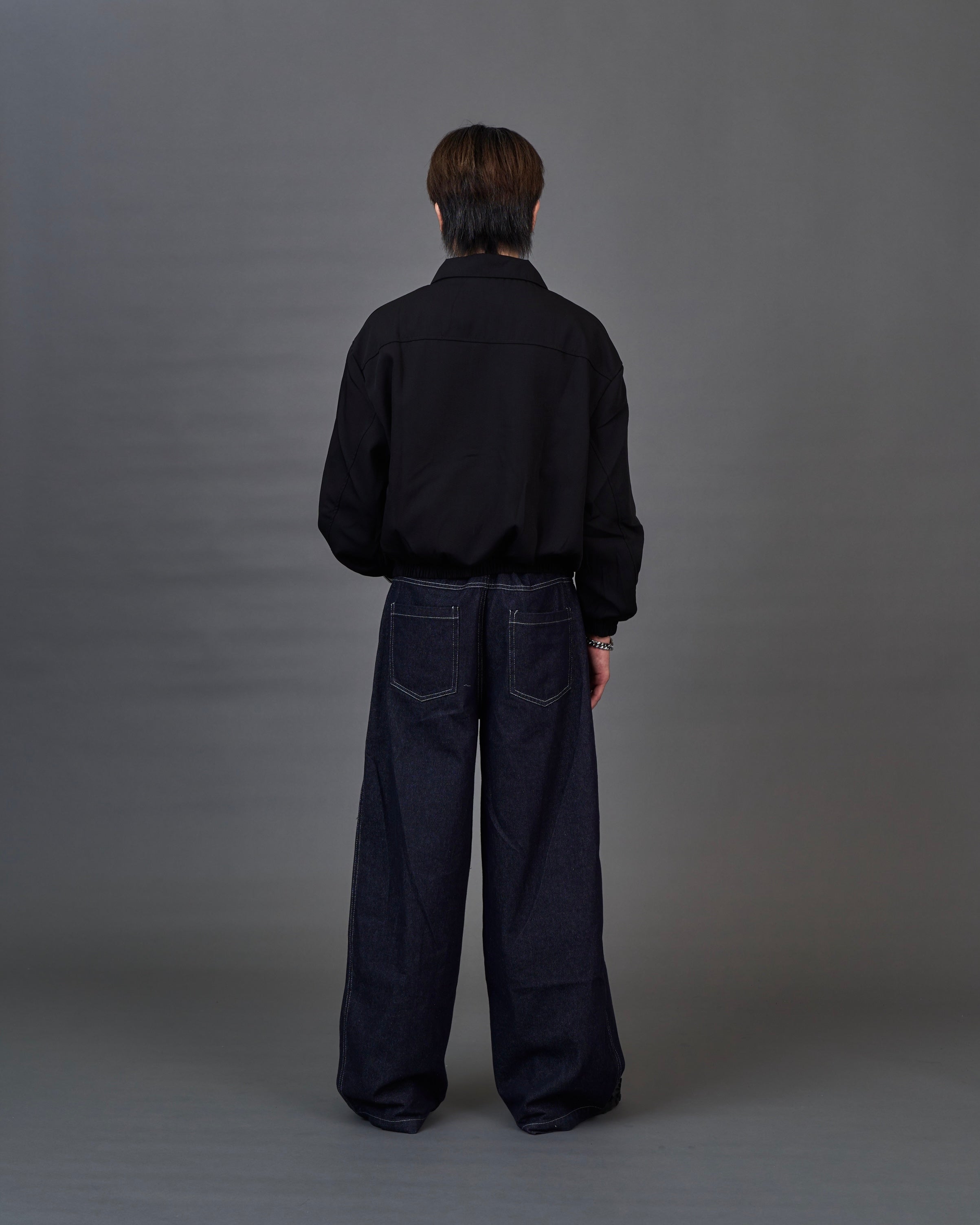 Metal Hook Cropped Blouson SL0060