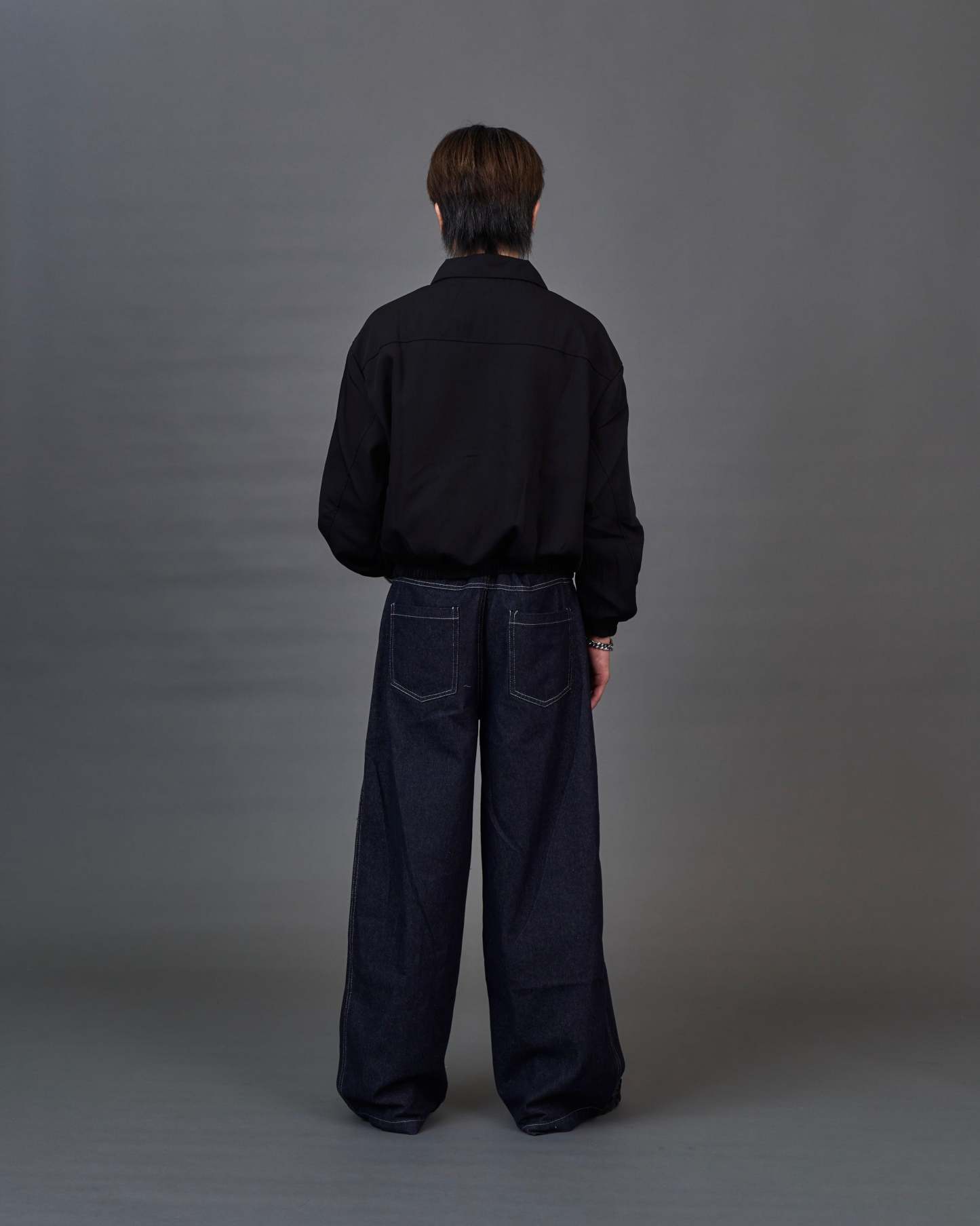 Metal Hook Cropped Blouson SL0060