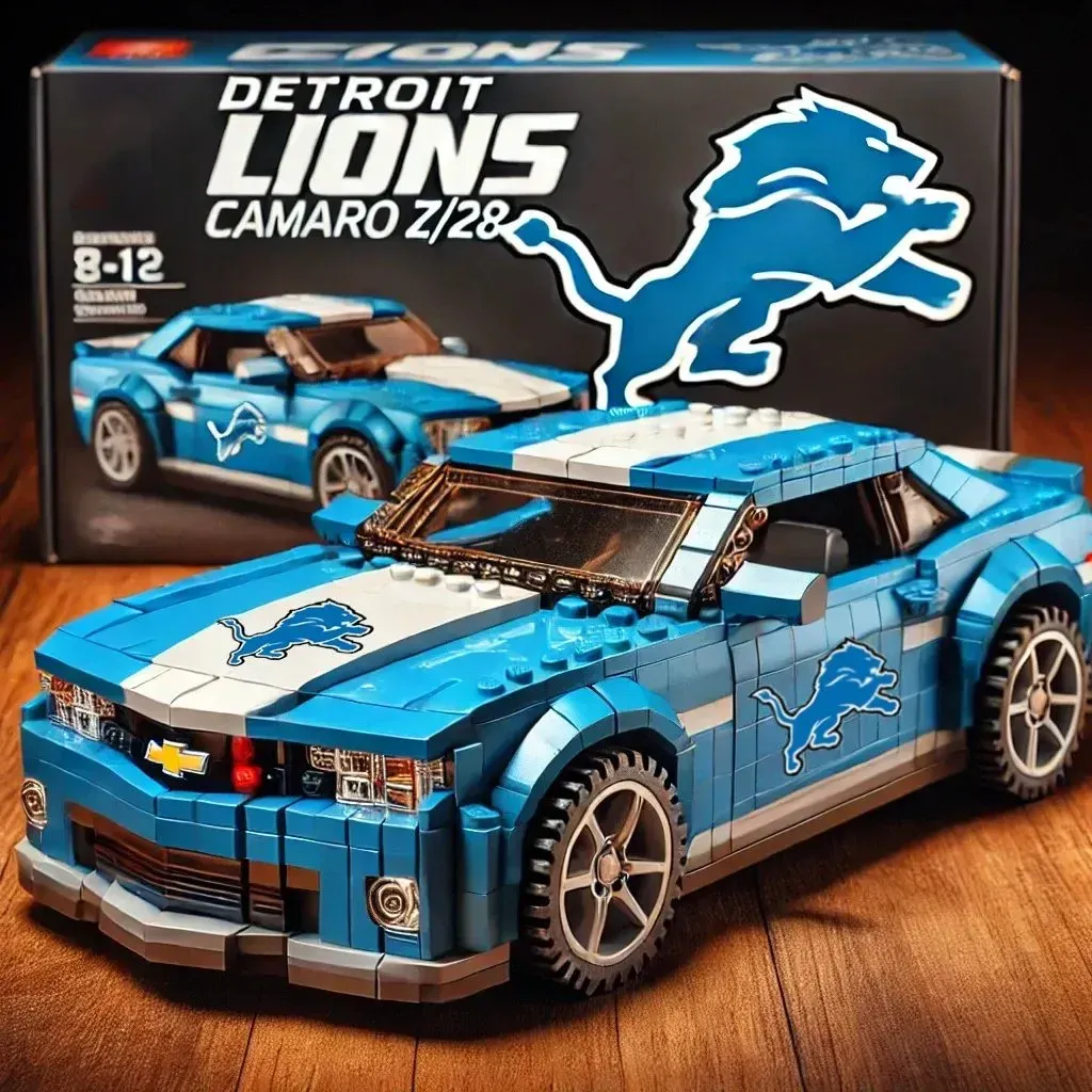 🔥Limited Edition🏈Football Team Camaro Z/28 Building Block