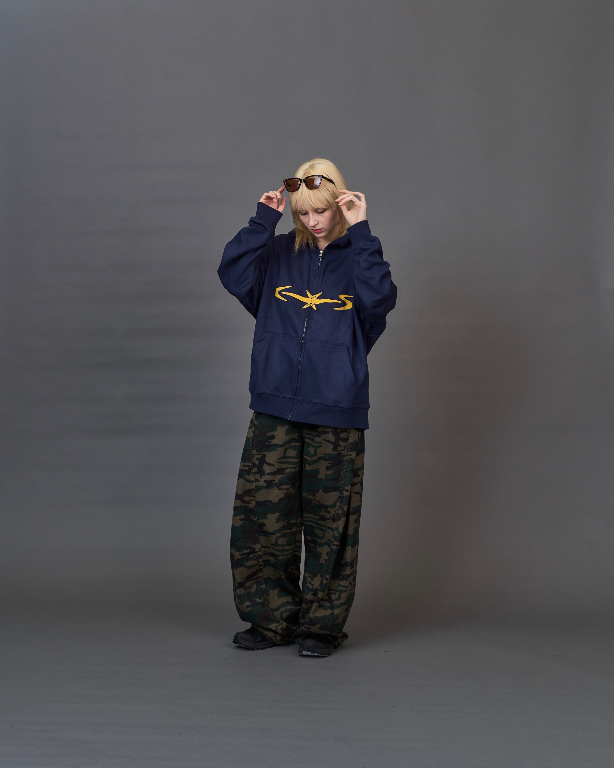 Camo Wide Cargo Pants SL0062