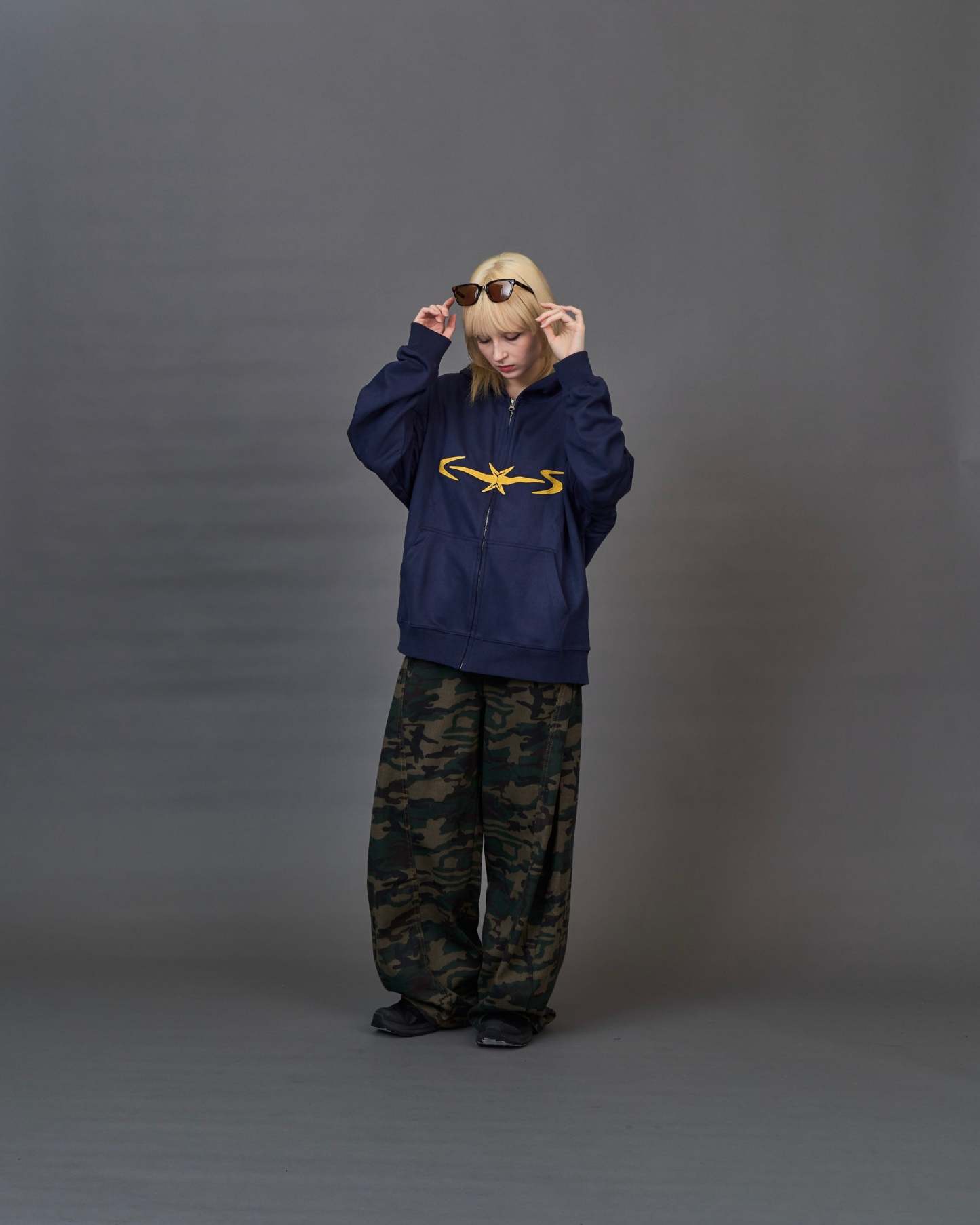Camo Wide Cargo Pants SL0062