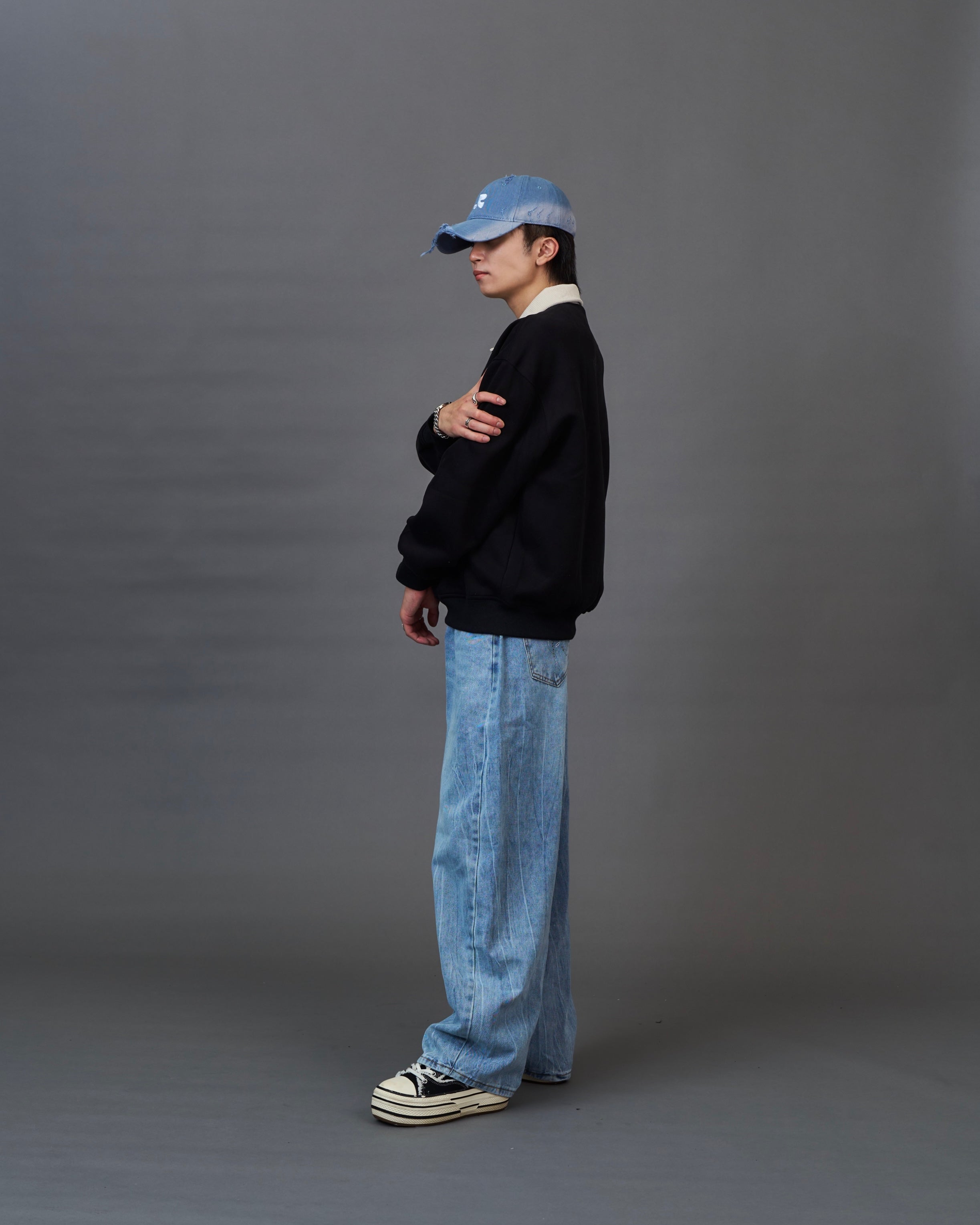 Rhinestone Vintage Denim SL0047