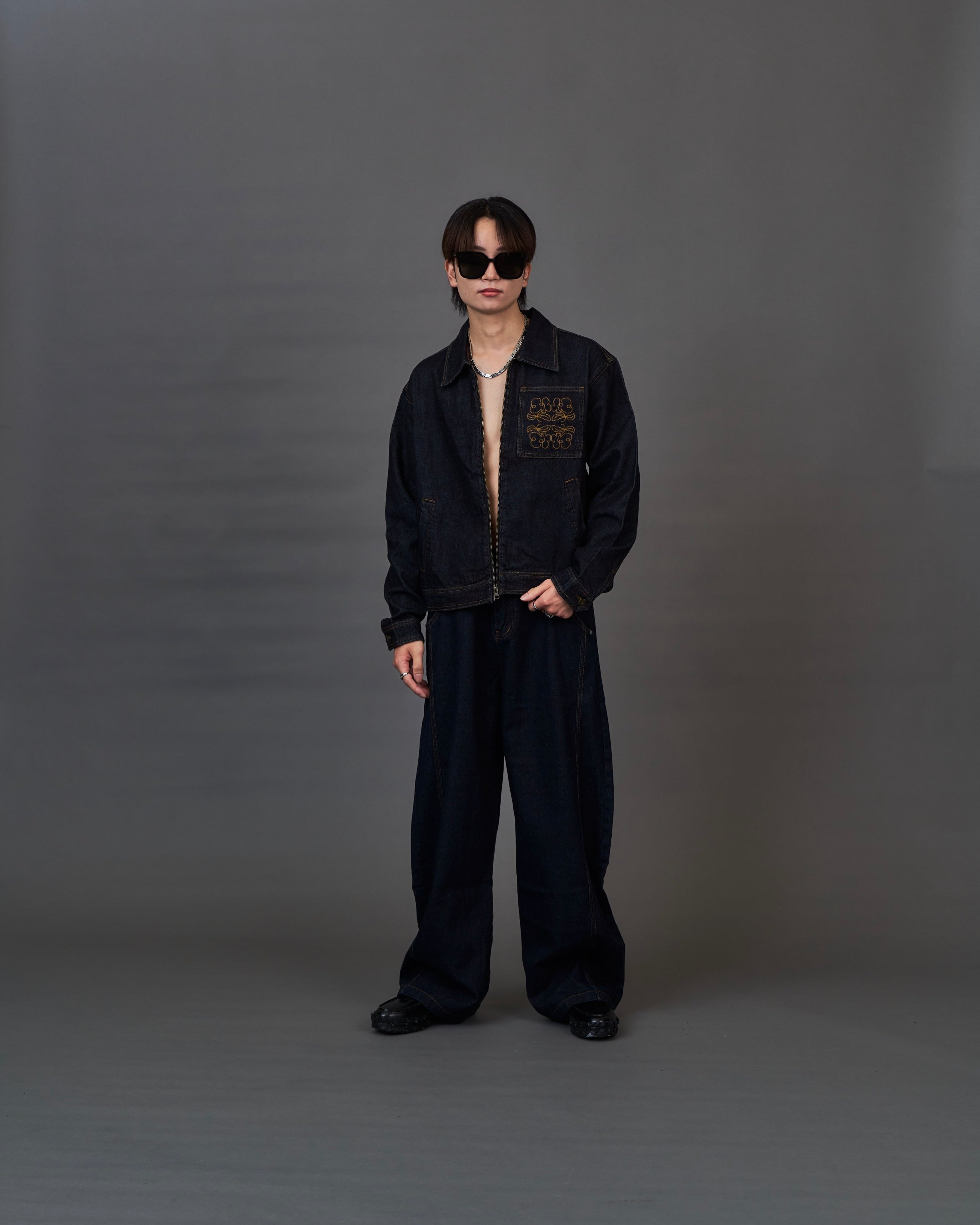 Set-up Compatible Embroidery Denim SL0051