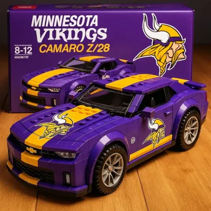 🔥Limited Edition🏈Football Team Camaro Z/28 Building Block