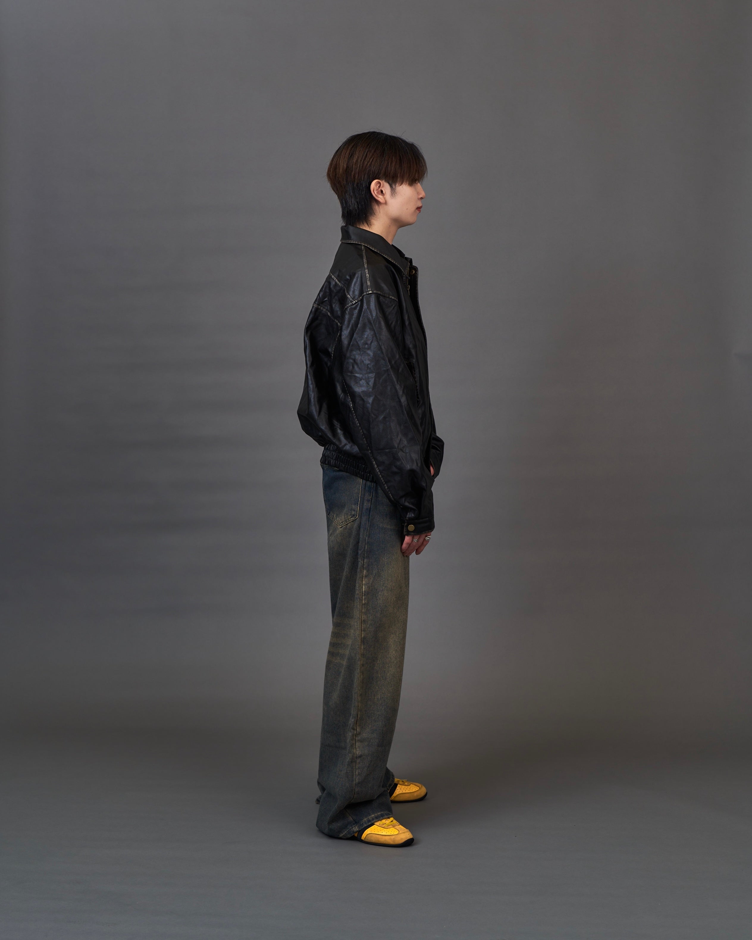 Blackout Leather Jacket SL0045