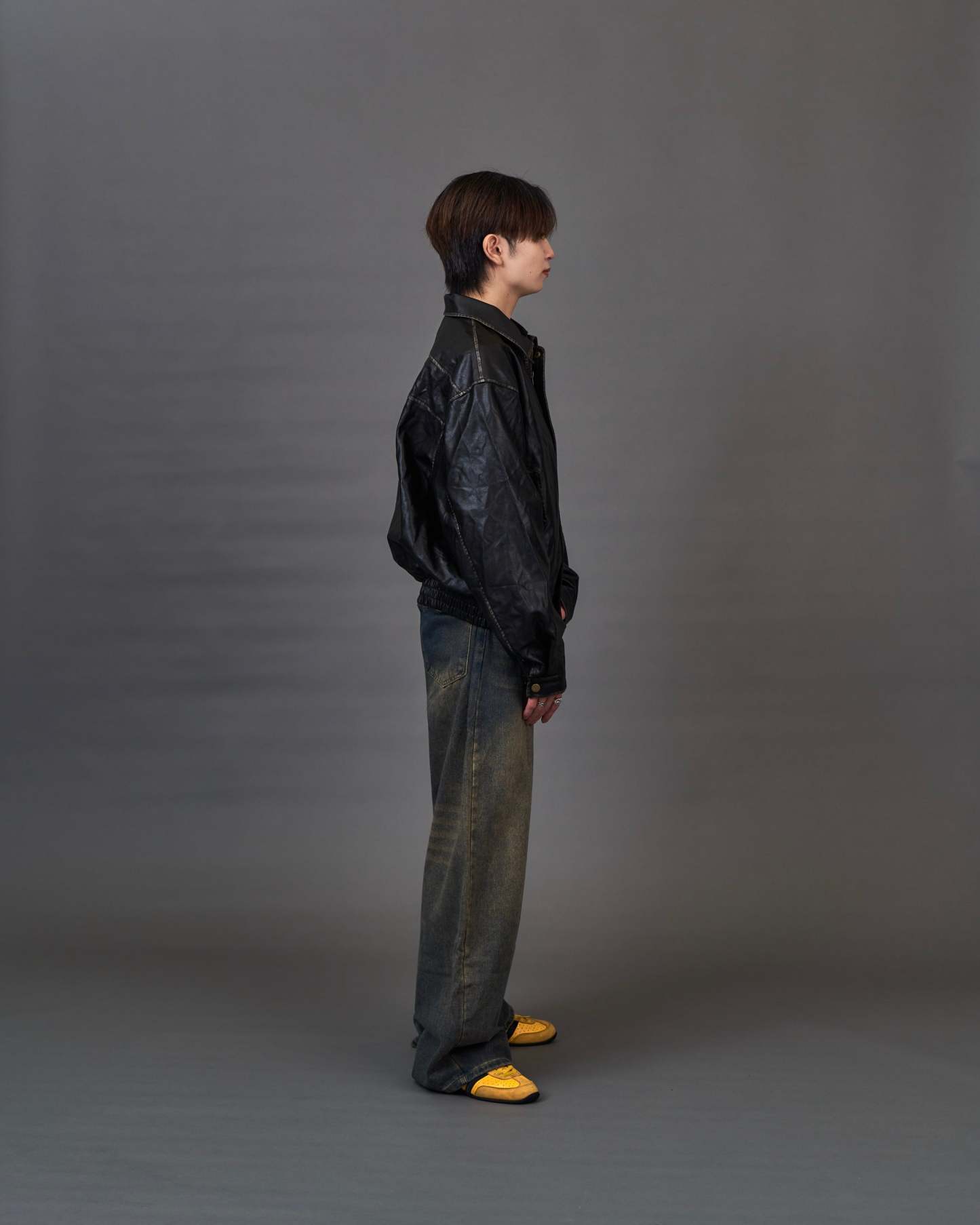 Blackout Leather Jacket SL0045