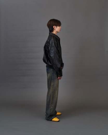 Blackout Leather Jacket SL0045