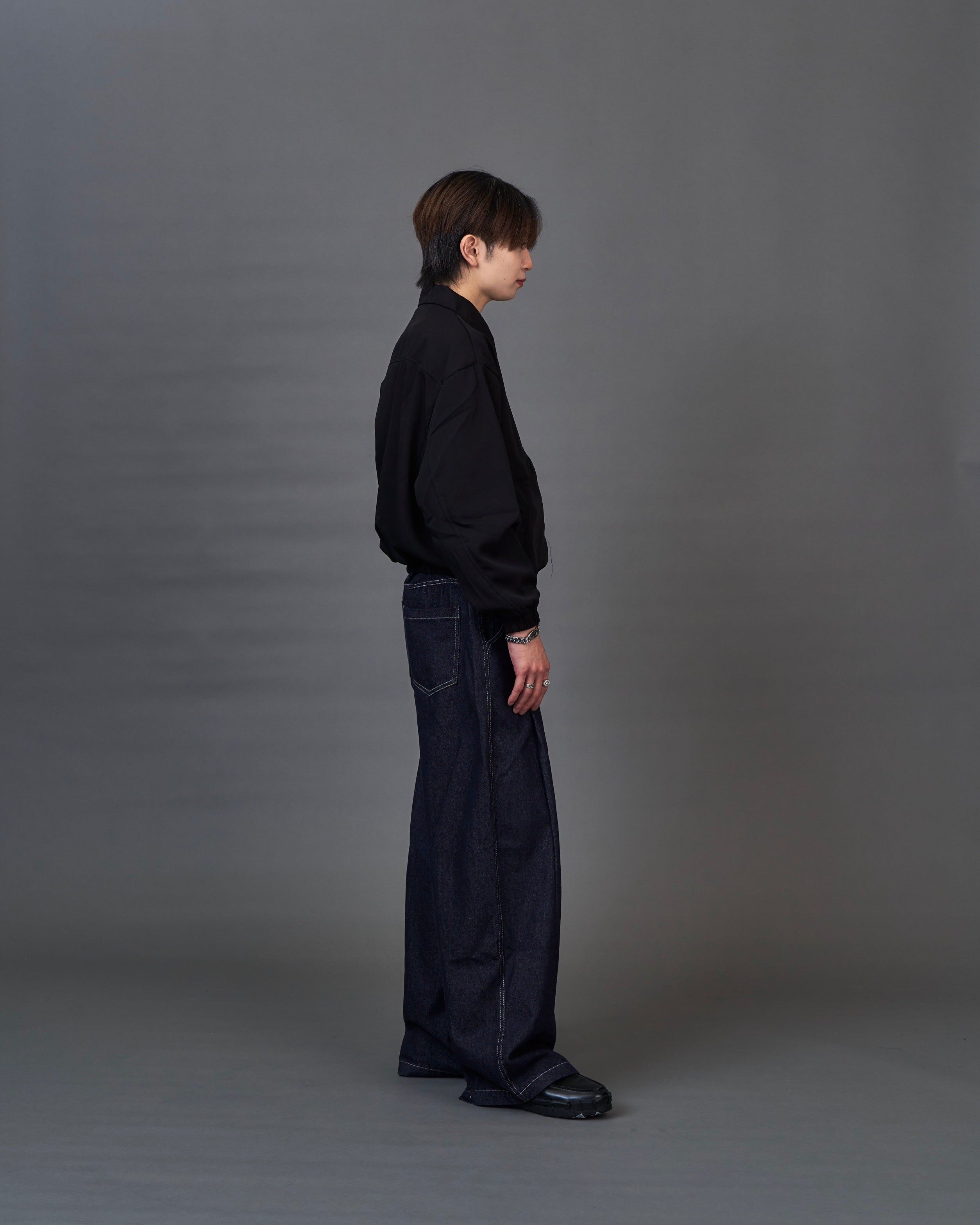 Metal Hook Cropped Blouson SL0060