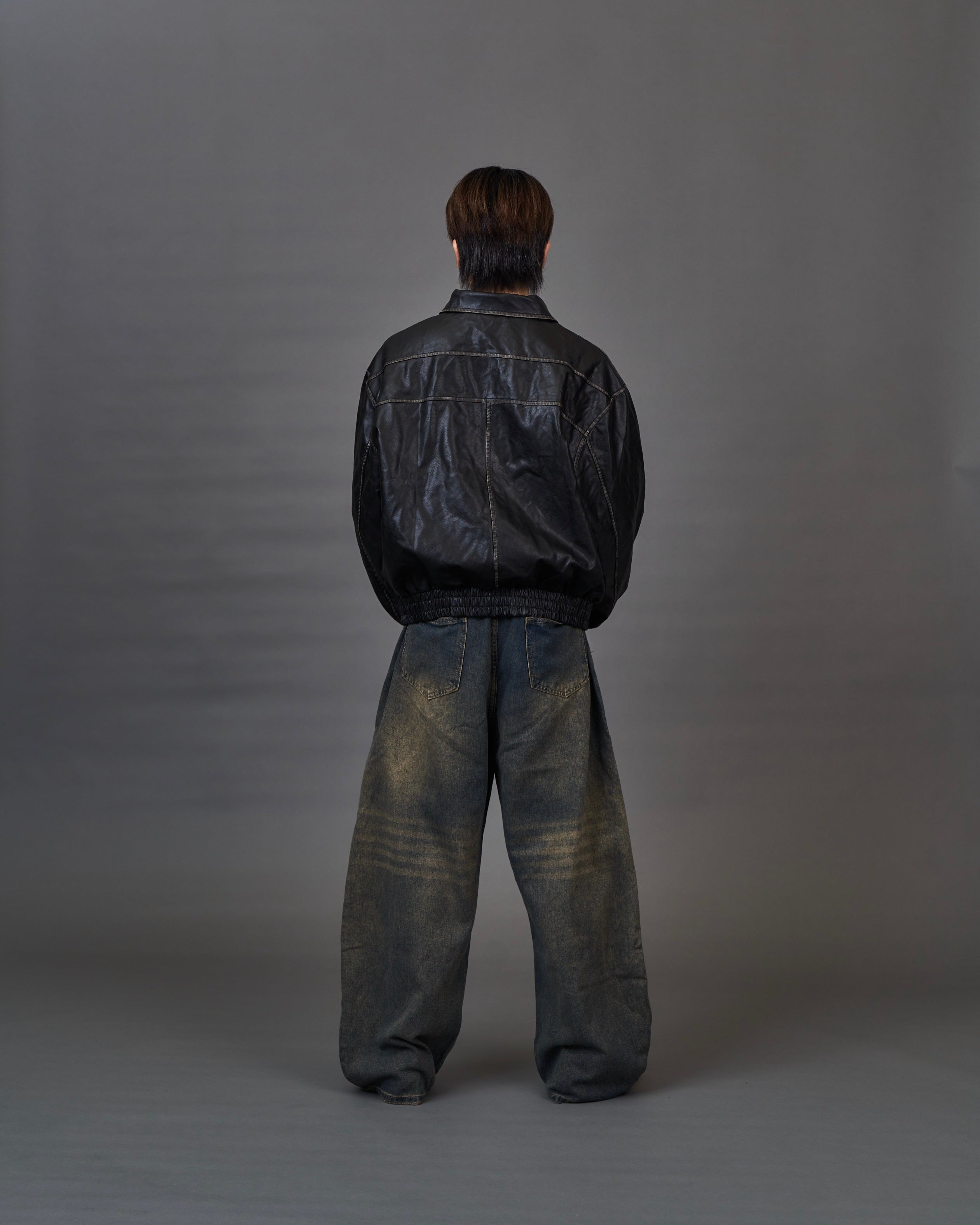 Blackout Leather Jacket SL0045