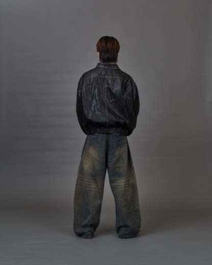 Blackout Leather Jacket SL0045