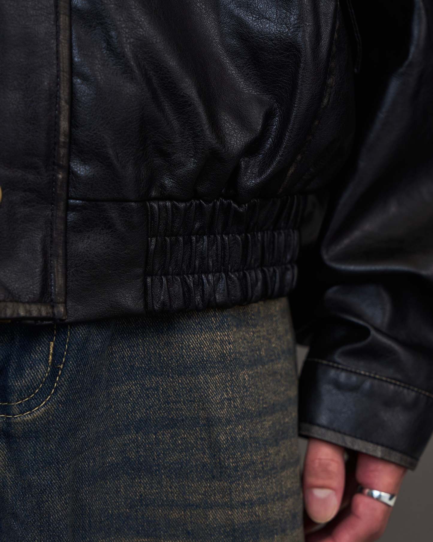 Blackout Leather Jacket SL0045