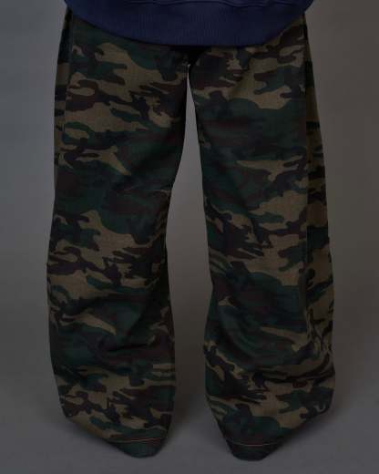 Camo Wide Cargo Pants SL0062