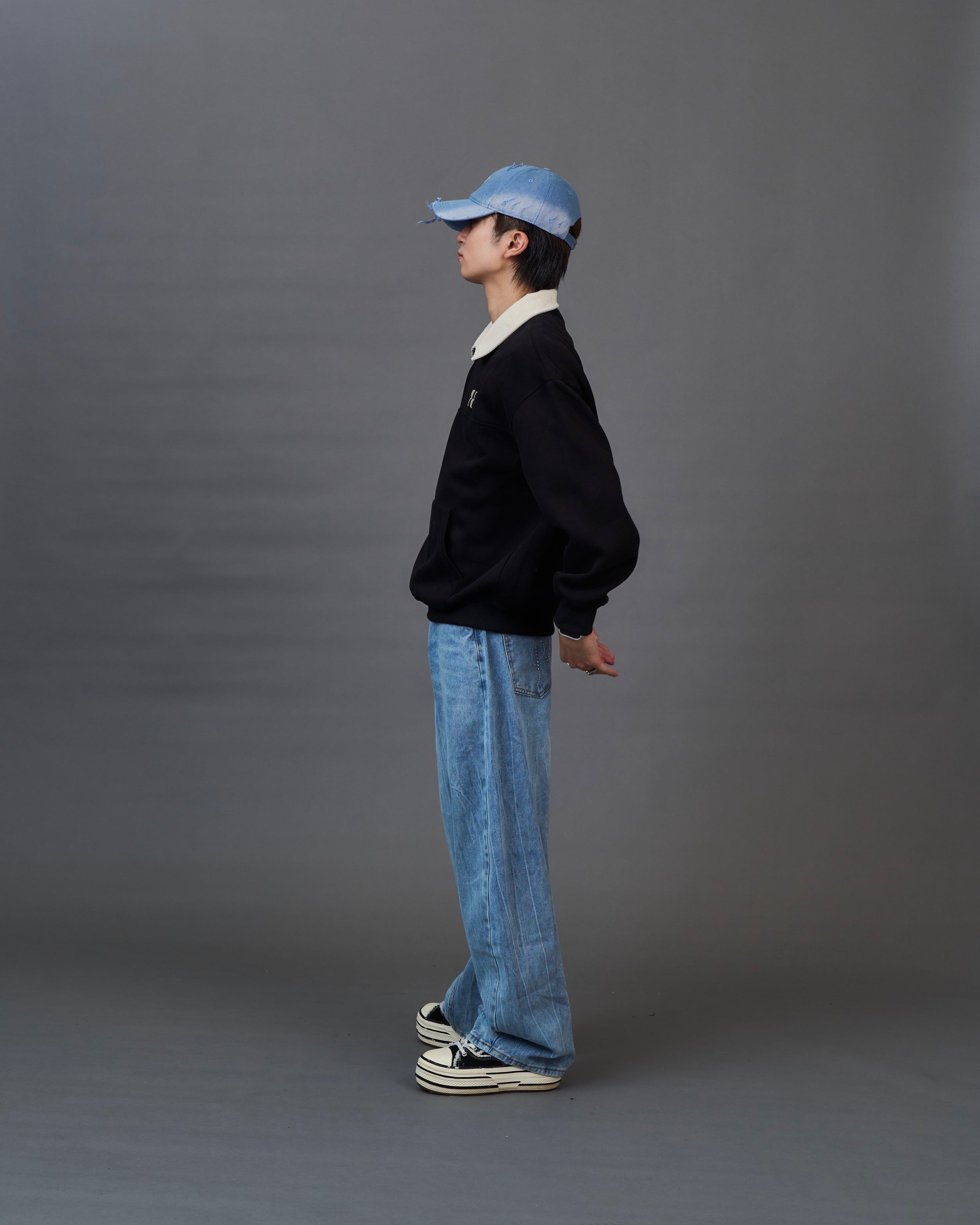 Rhinestone Vintage Denim SL0047