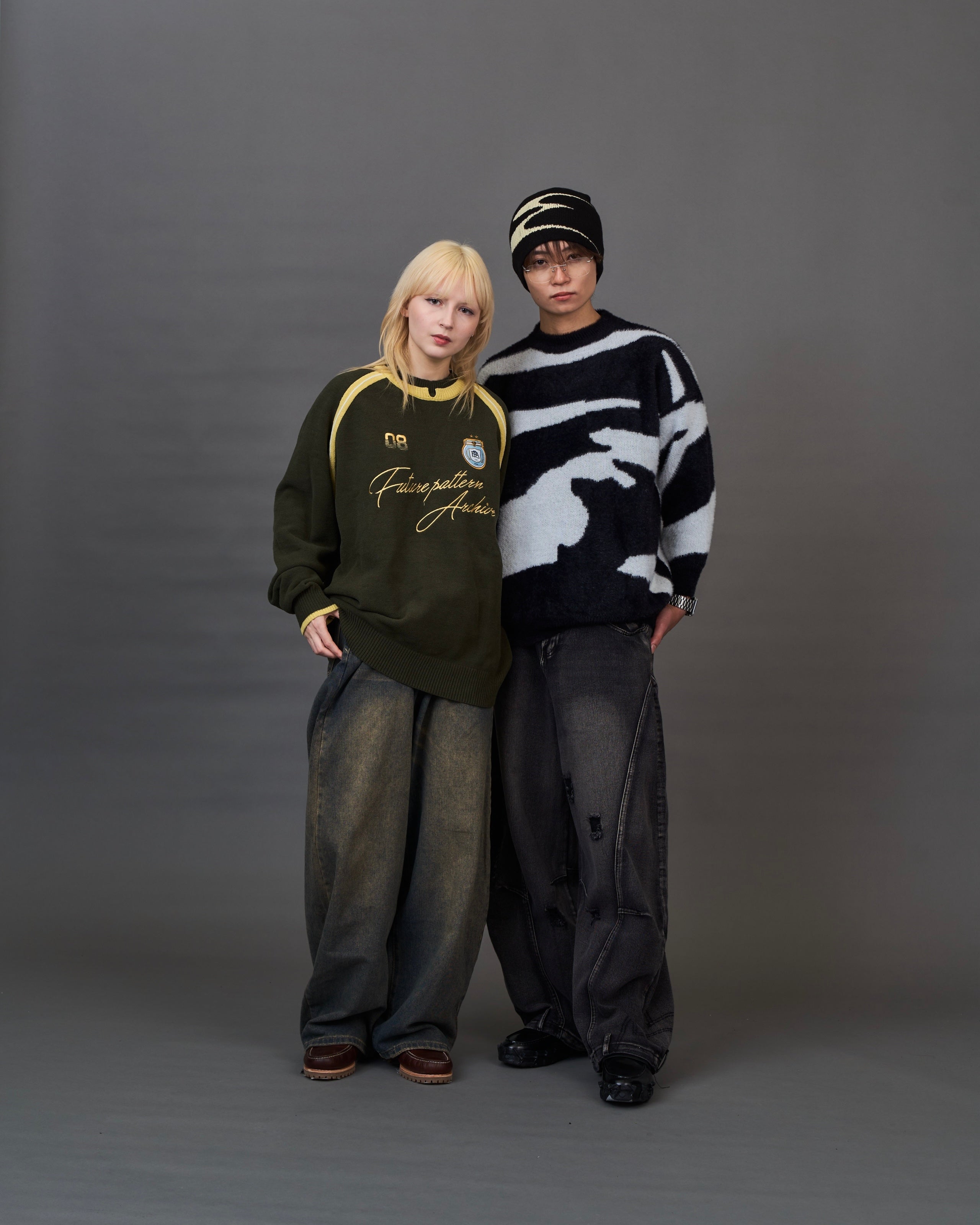 Mohair-Like Marble Knit SL0068