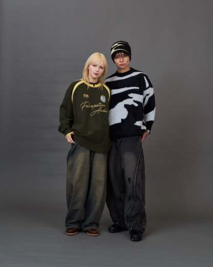 Mohair-Like Marble Knit SL0068