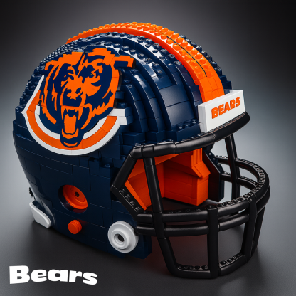 🔥Limited Edition 60% OFF🏈Football Team Building Block Helmet🚛Buy 2 Get Free Shipping