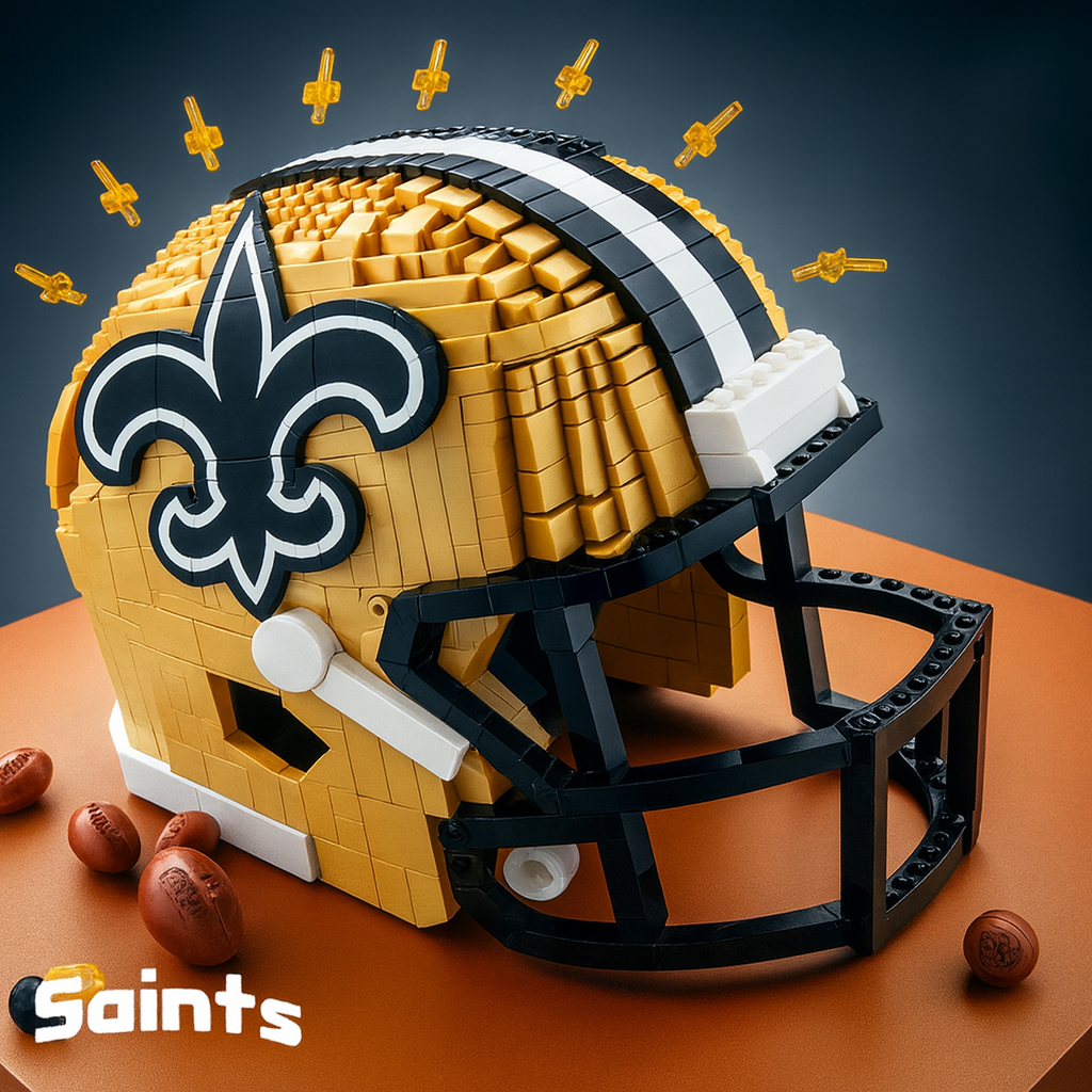 🔥Limited Edition 60% OFF🏈Football Team Building Block Helmet🚛Buy 2 Get Free Shipping