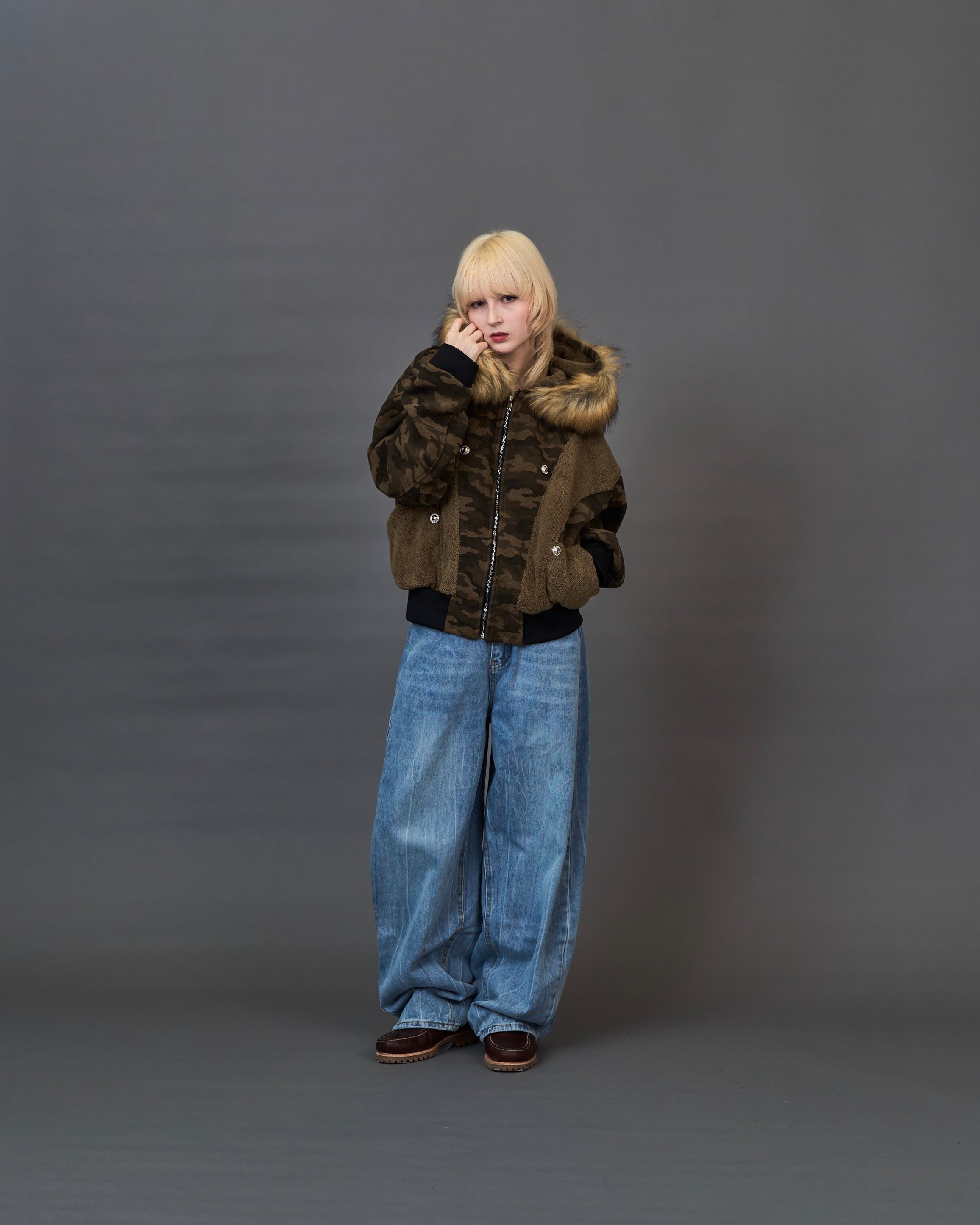 Rhinestone Vintage Denim SL0047