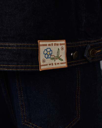 Set-up Compatible Embroidery Denim Jacket SL0050