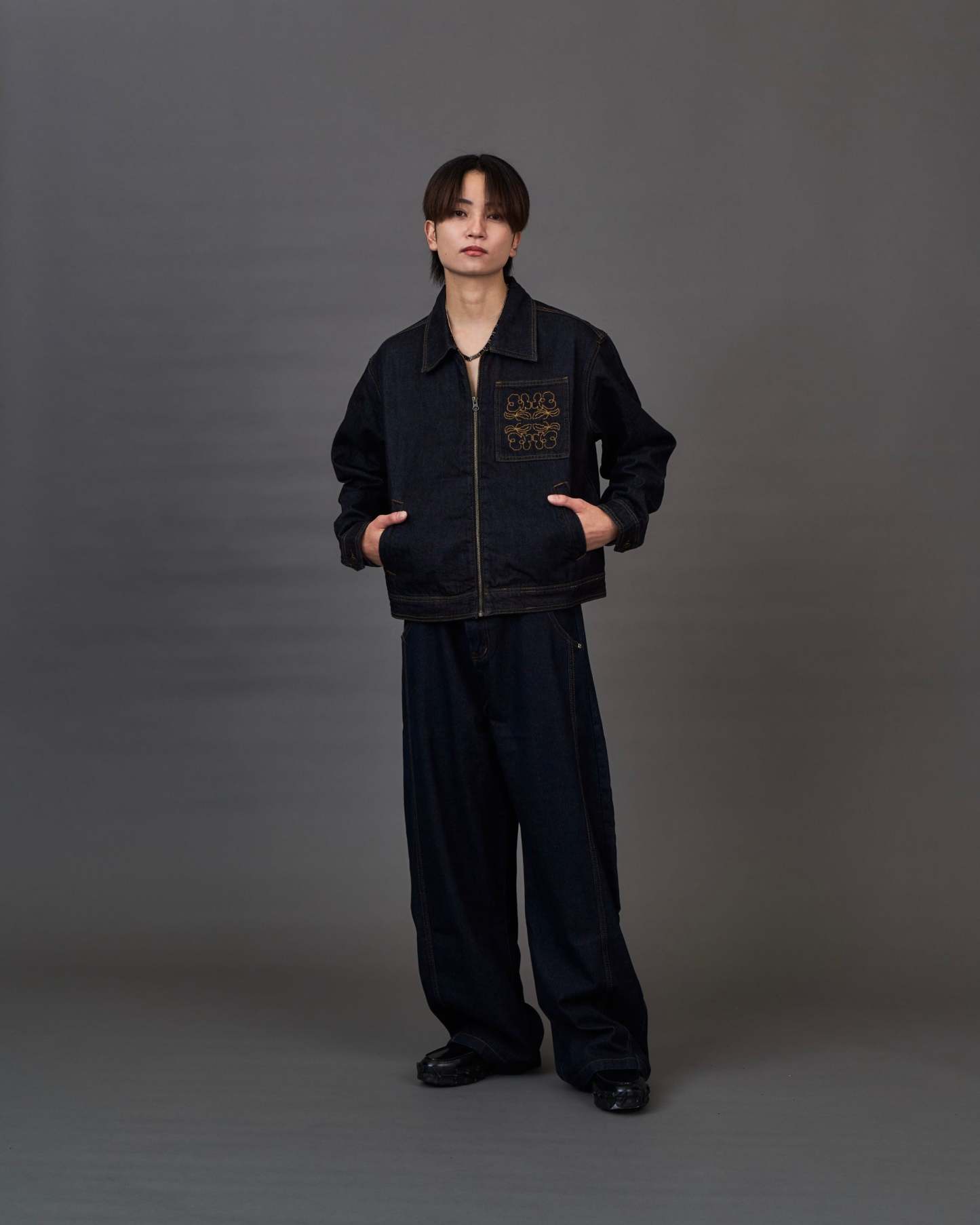 Set-up Compatible Embroidery Denim SL0051