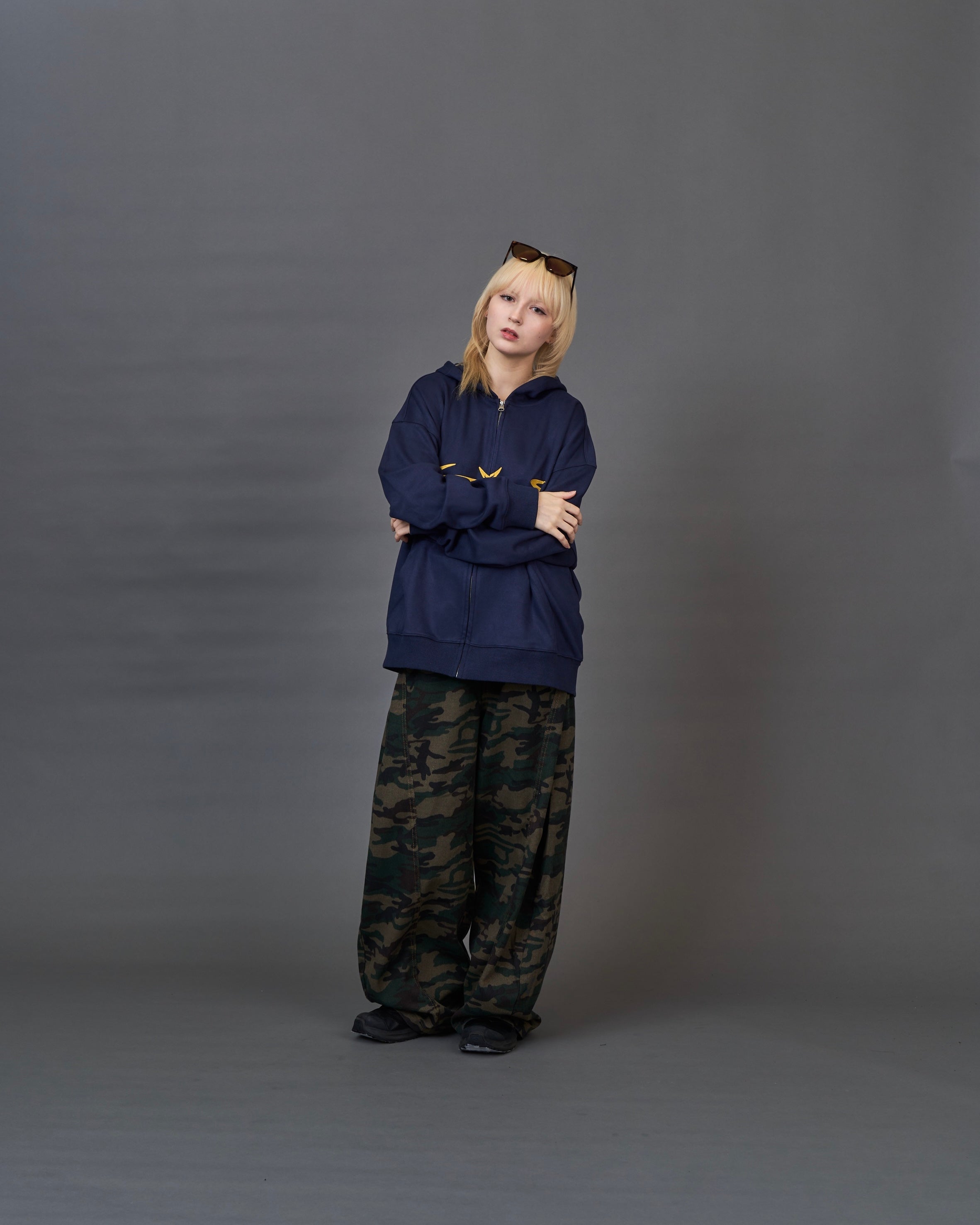 Camo Wide Cargo Pants SL0062