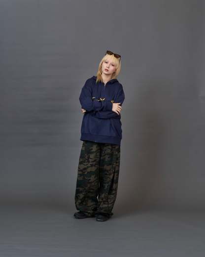 Camo Wide Cargo Pants SL0062
