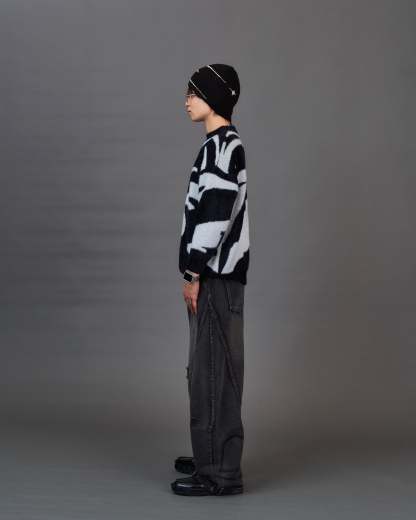 Mohair-Like Marble Knit SL0068