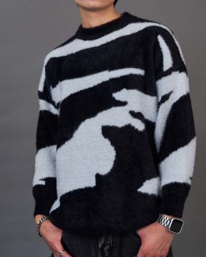 Mohair-Like Marble Knit SL0068