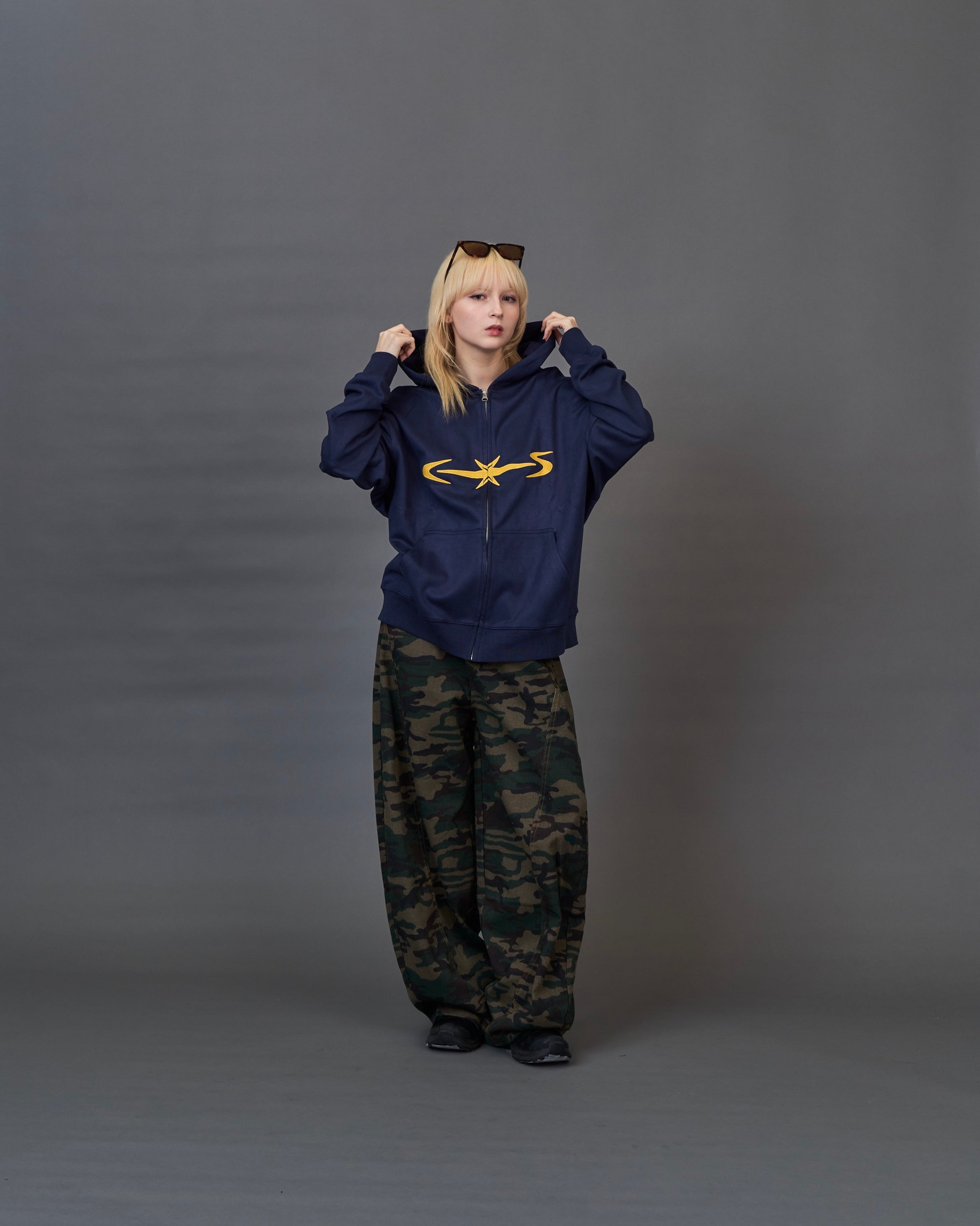 Camo Wide Cargo Pants SL0062