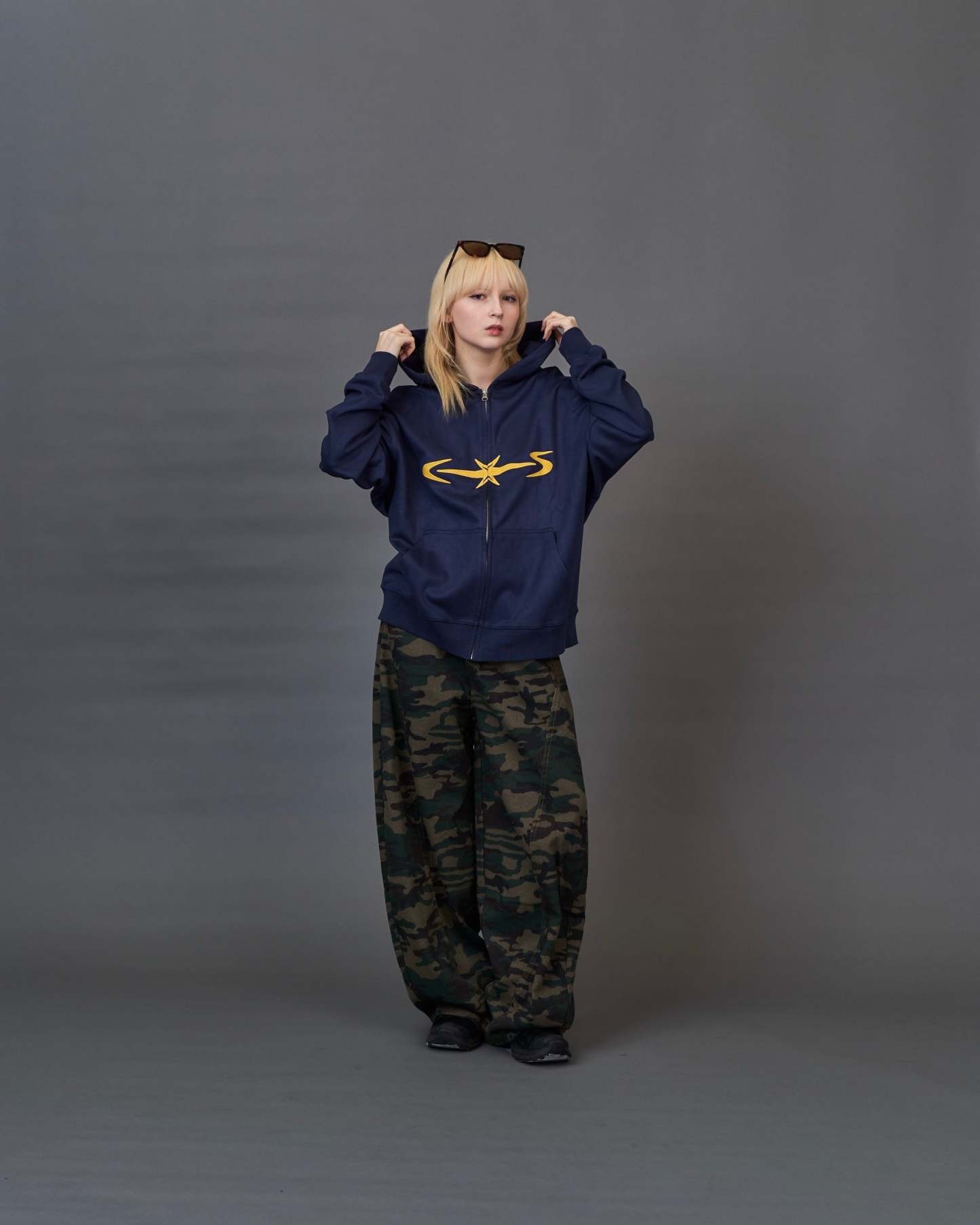 Camo Wide Cargo Pants SL0062