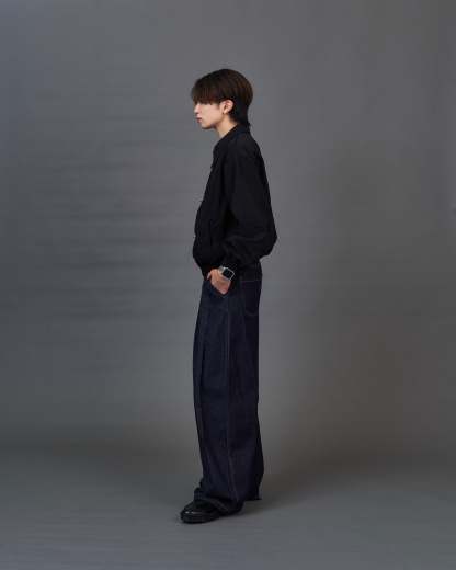 Metal Hook Cropped Blouson SL0060