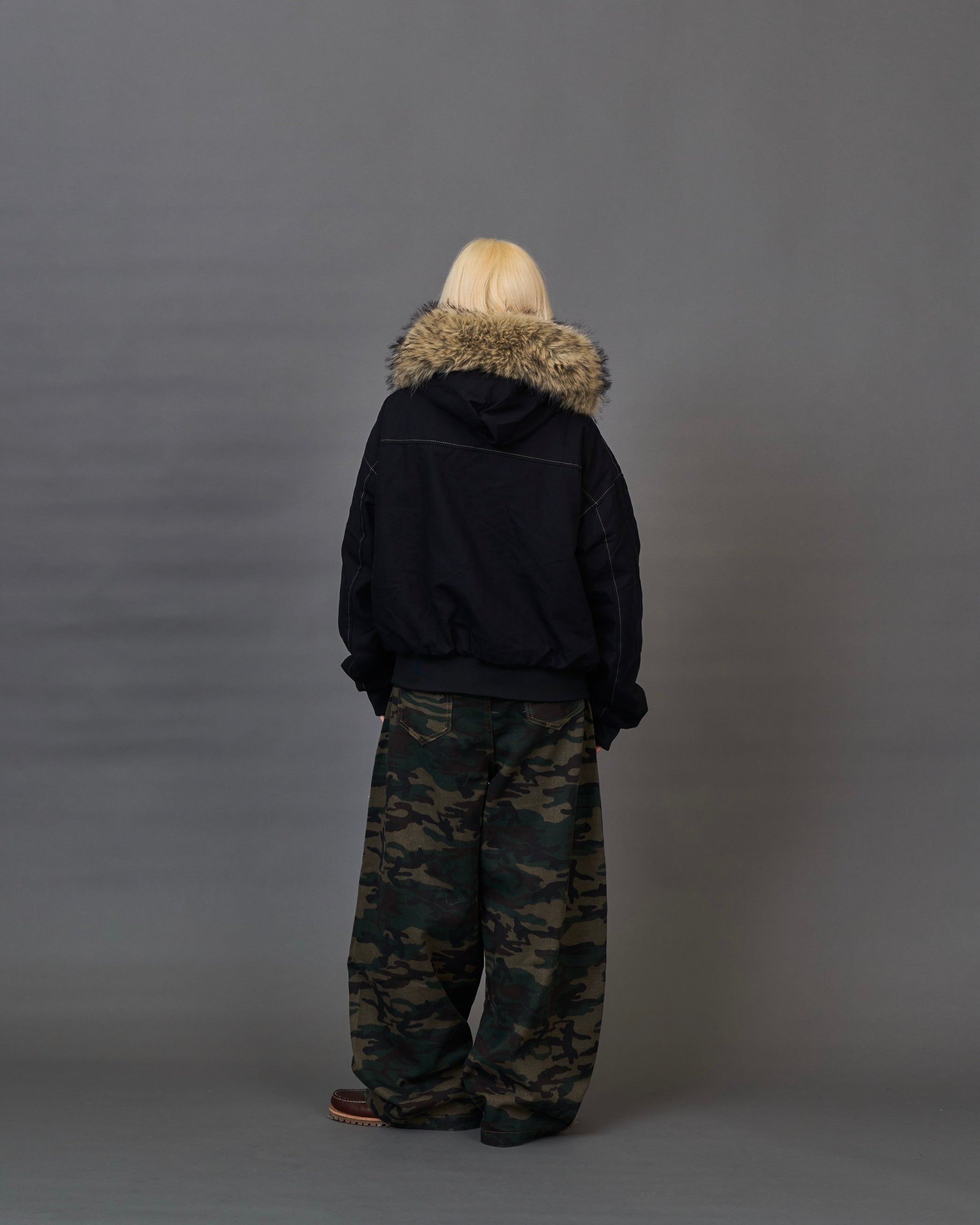 Camo Wide Cargo Pants SL0062