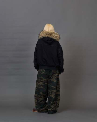 Camo Wide Cargo Pants SL0062