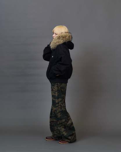 Camo Wide Cargo Pants SL0062