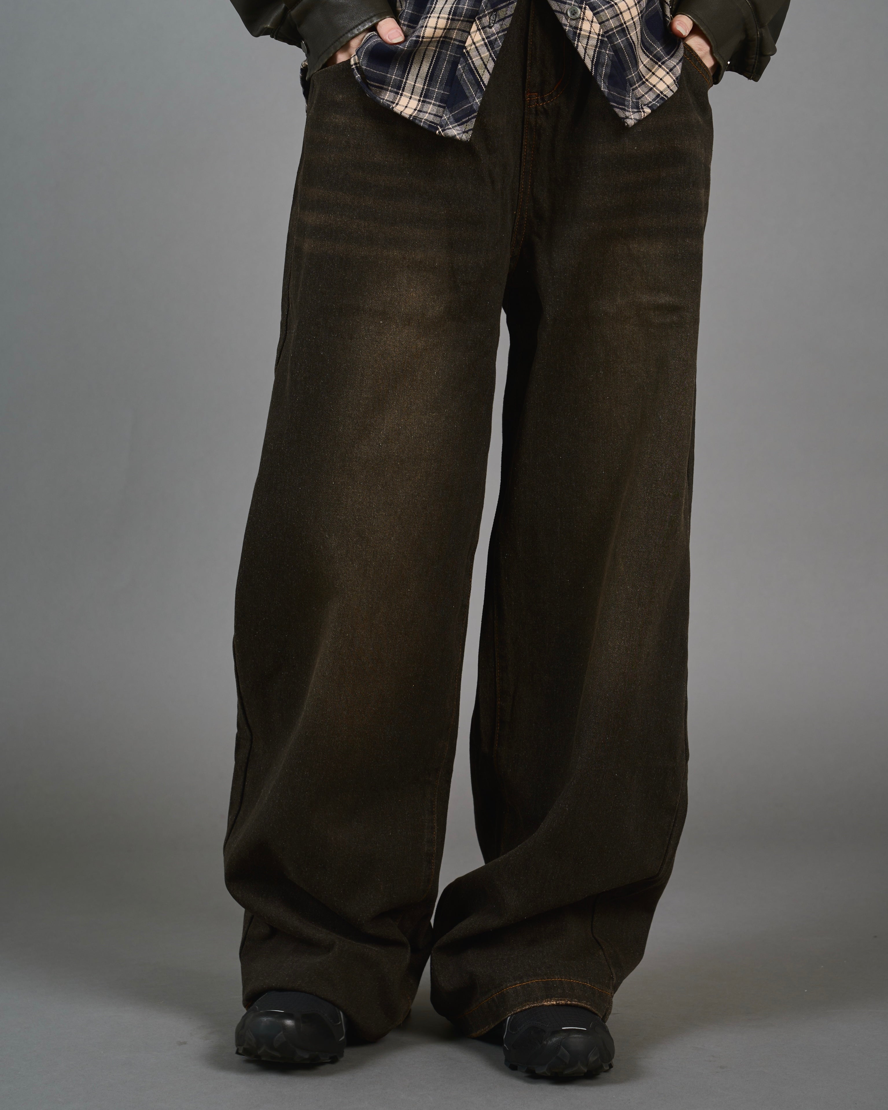 Wide Straight Sand Wash Denim SL0014