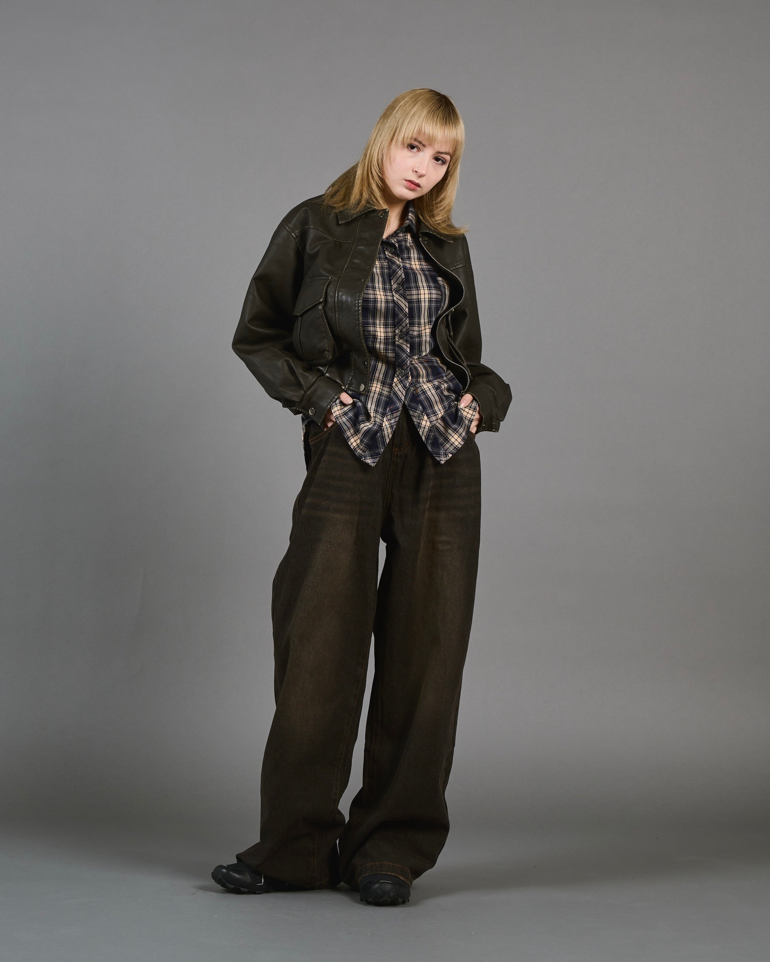 Wide Straight Sand Wash Denim SL0014