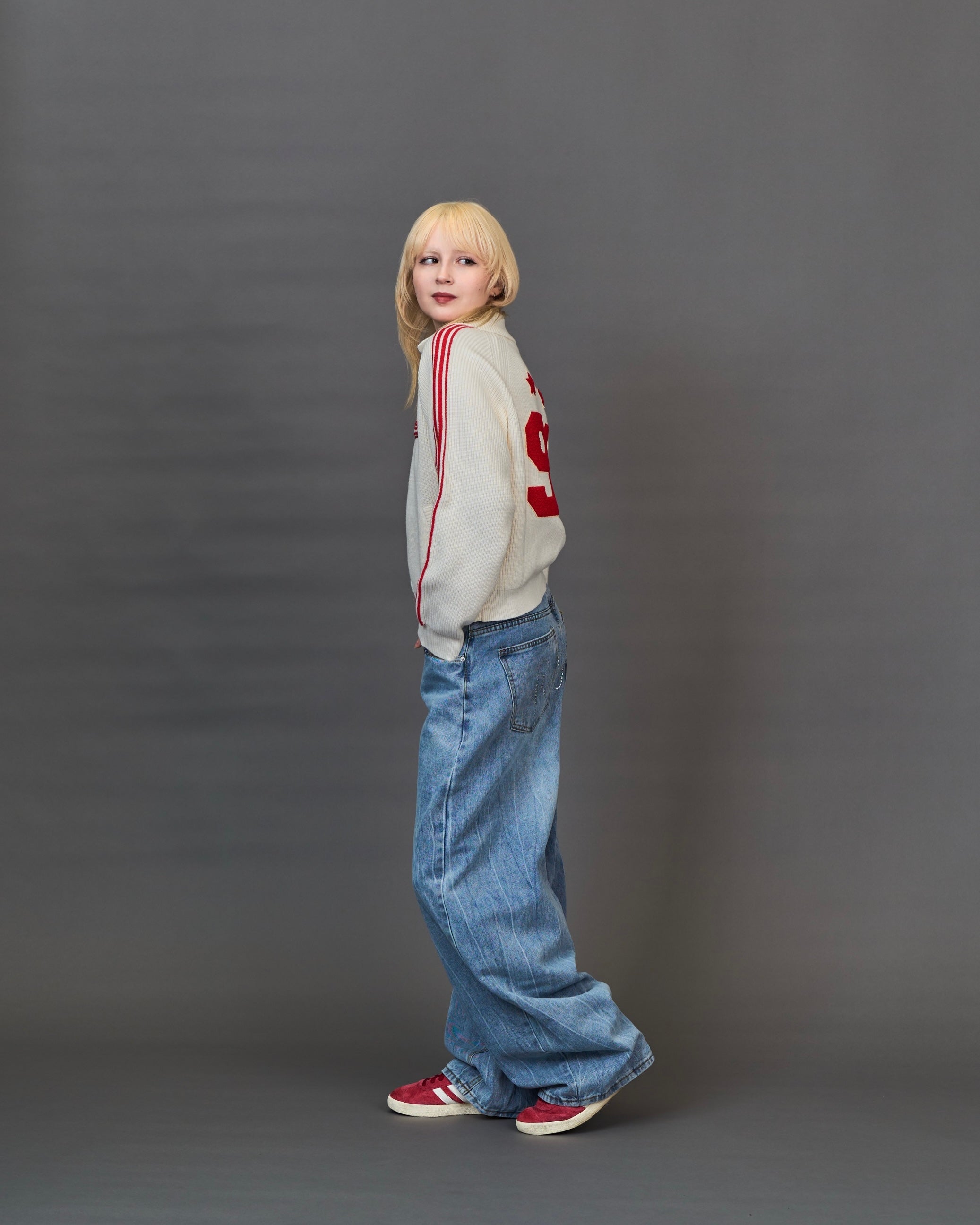 Rhinestone Vintage Denim SL0047