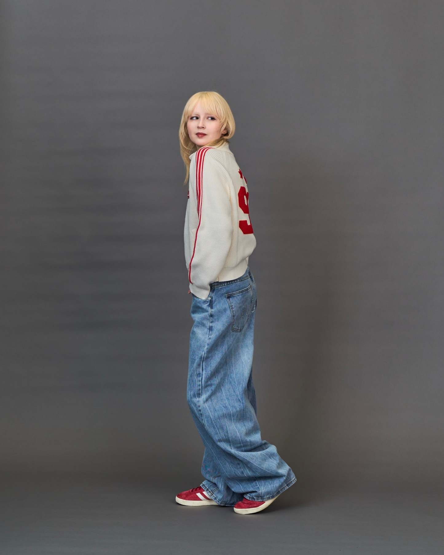 Rhinestone Vintage Denim SL0047