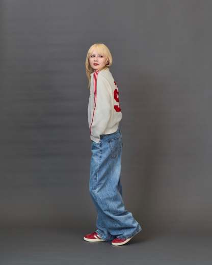 Rhinestone Vintage Denim SL0047